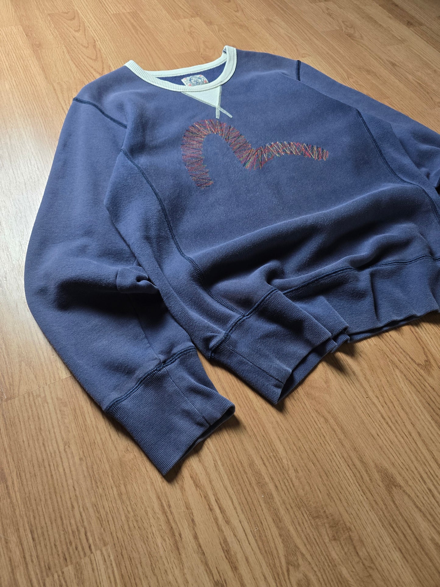 00s Evisu Embroidered Gull Crewneck Sweatshirt (L)