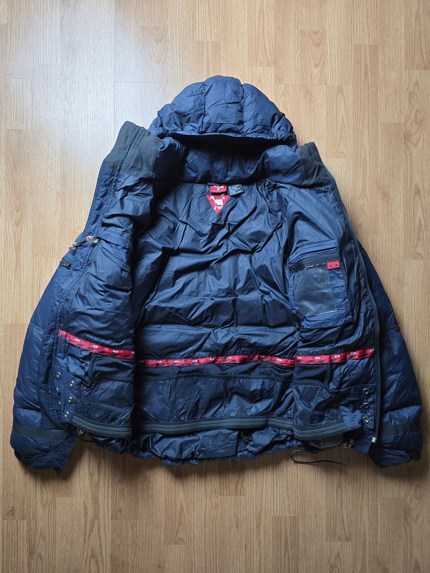 Vintage Oakley Nitro Fuel Down Hooded Ski Puffer Jacket (M)