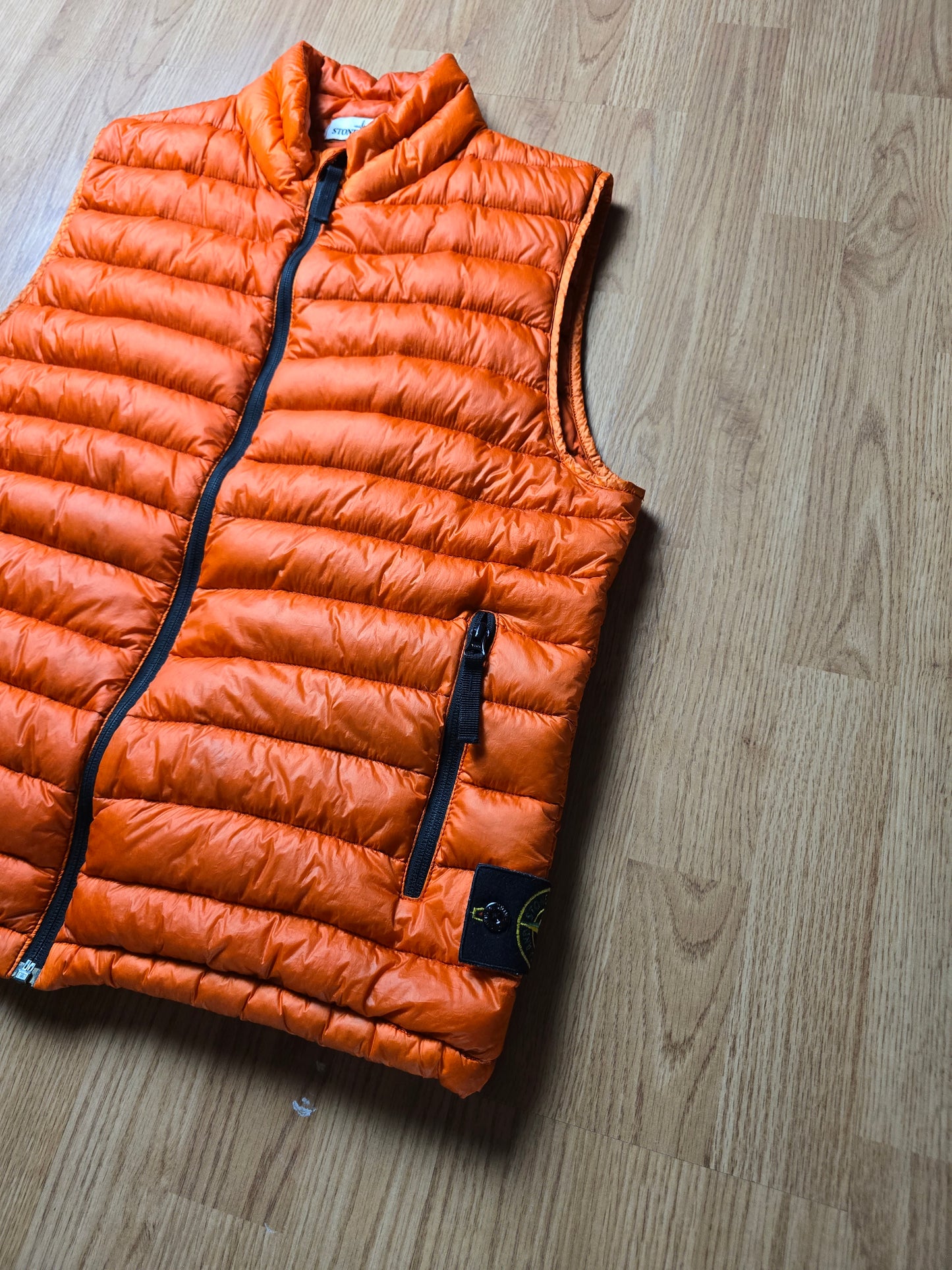 Stone Island AW12 Garment Dyed Down Puffer Gilet (M)
