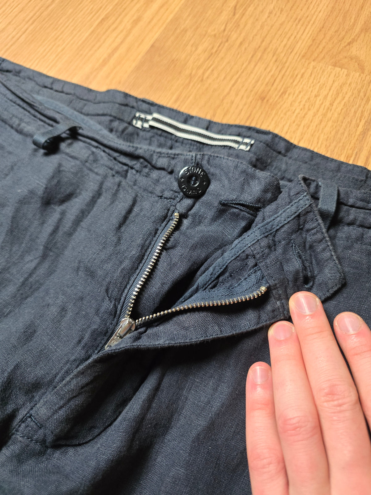 Stone Island Baggy Lino Flax/Linen Pants (34x34)