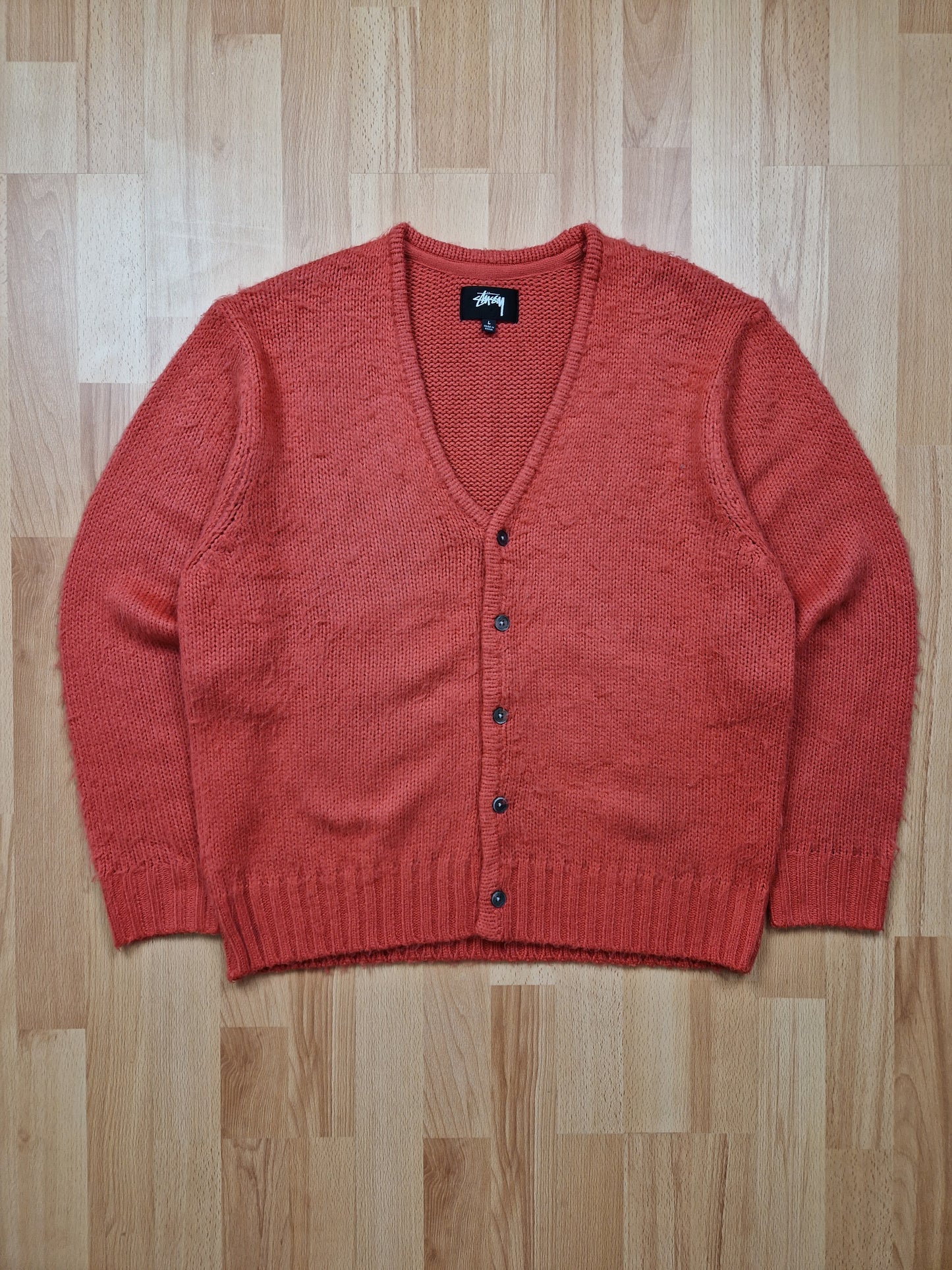 Stussy 'Brushed Mohair' Cardigan (L)