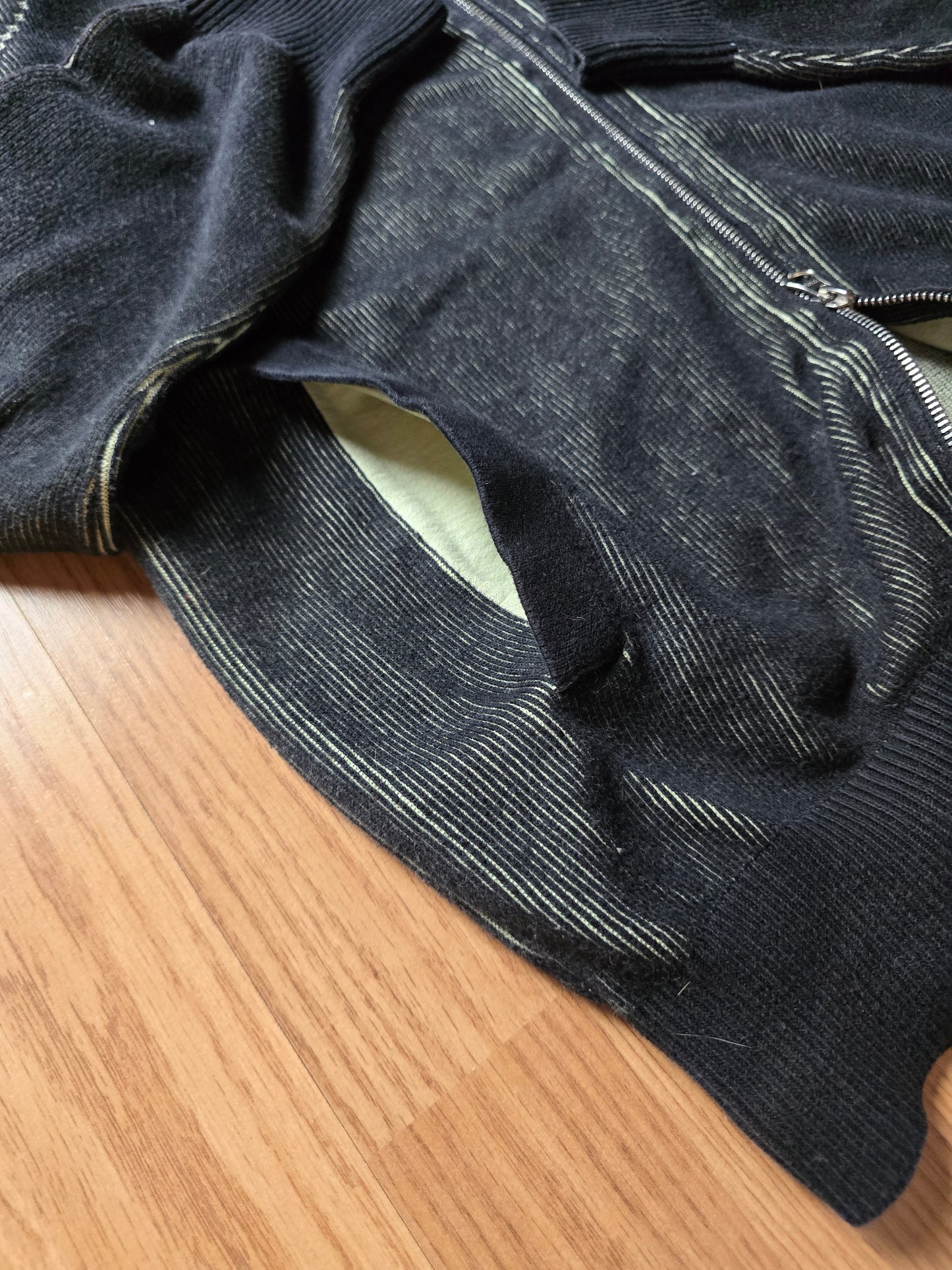 Stone Island Shadow Project Vanisé Knit Zip Track Jacket (S)
