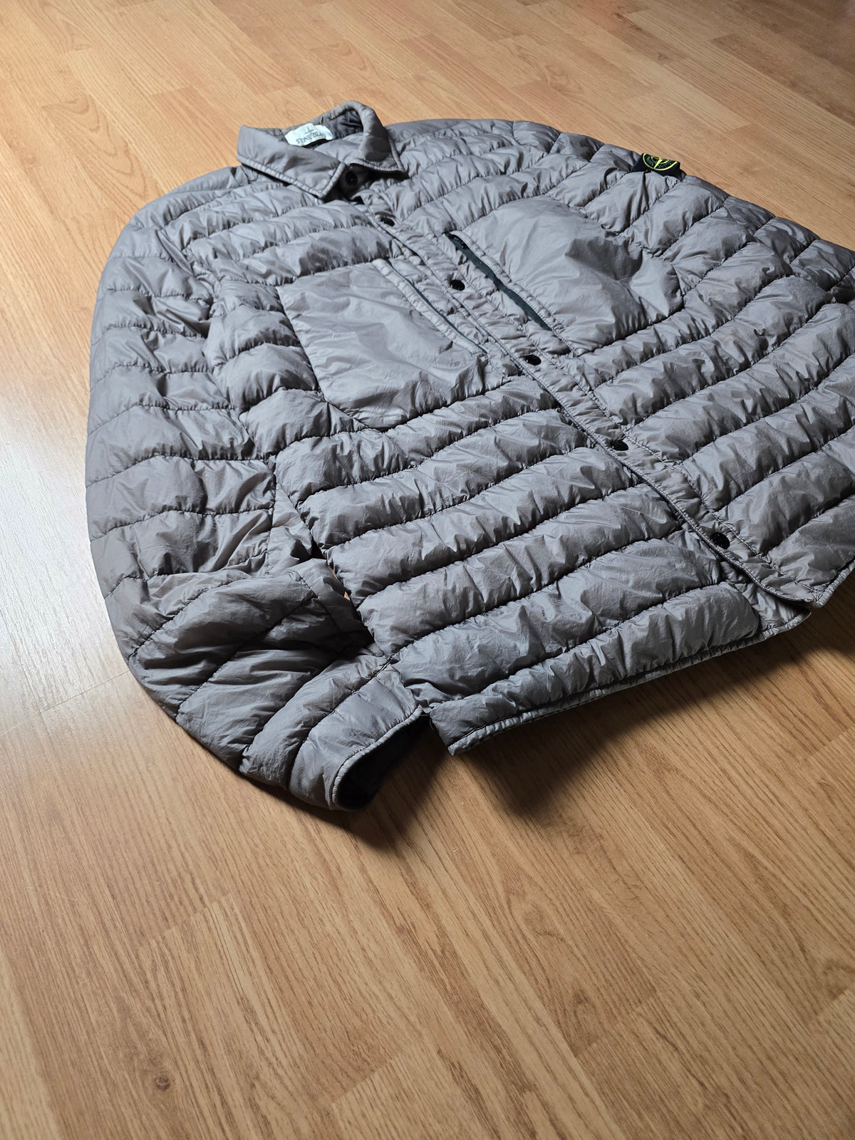 Stone Island Garment Dyed Micro Yarn Down Overshirt Jacket (XXL)