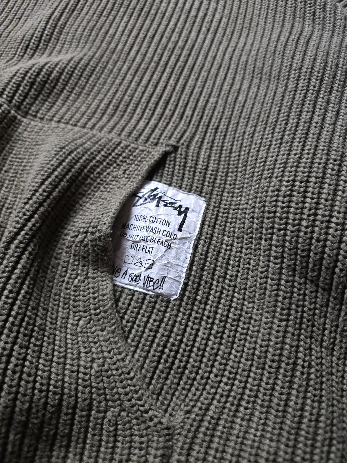 Stussy Heavyweight Cotton Knit Hoodie (XL)