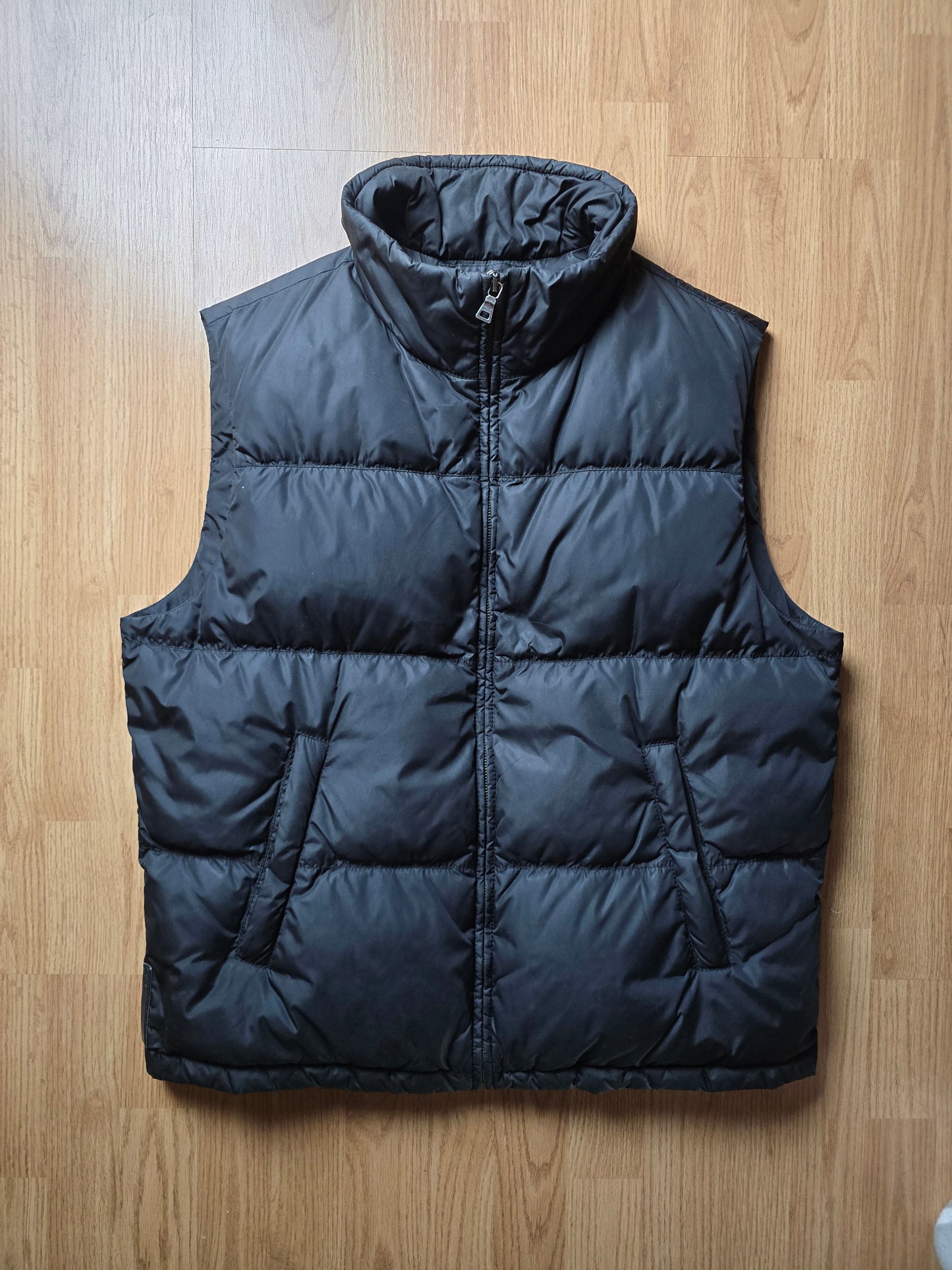 Prada Sport 2008 Black Tab Down Gilet/Vest (L)