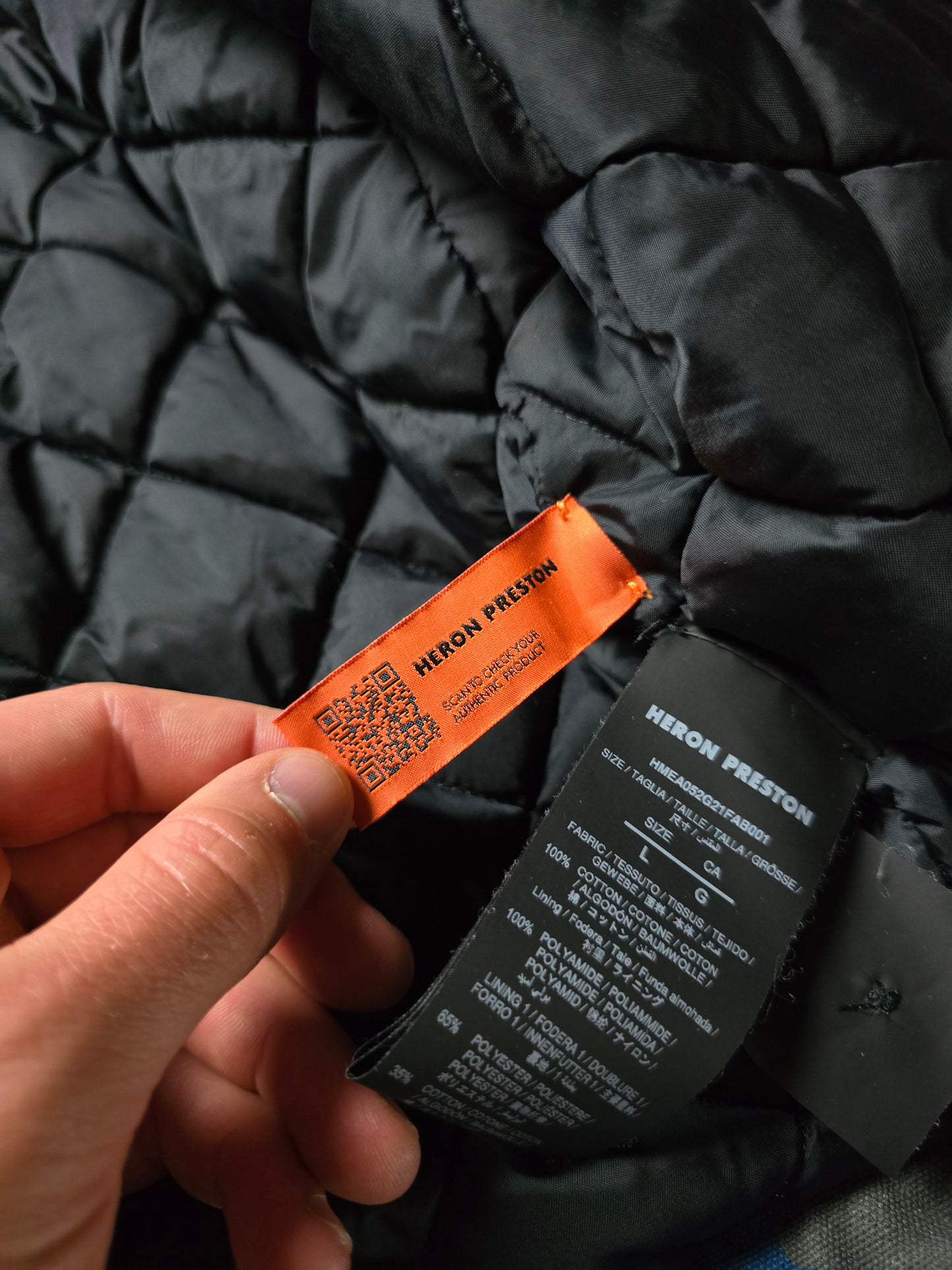 BAPE x Heron Preston Mix 1st Camo Duck Trucker Jacket (L)