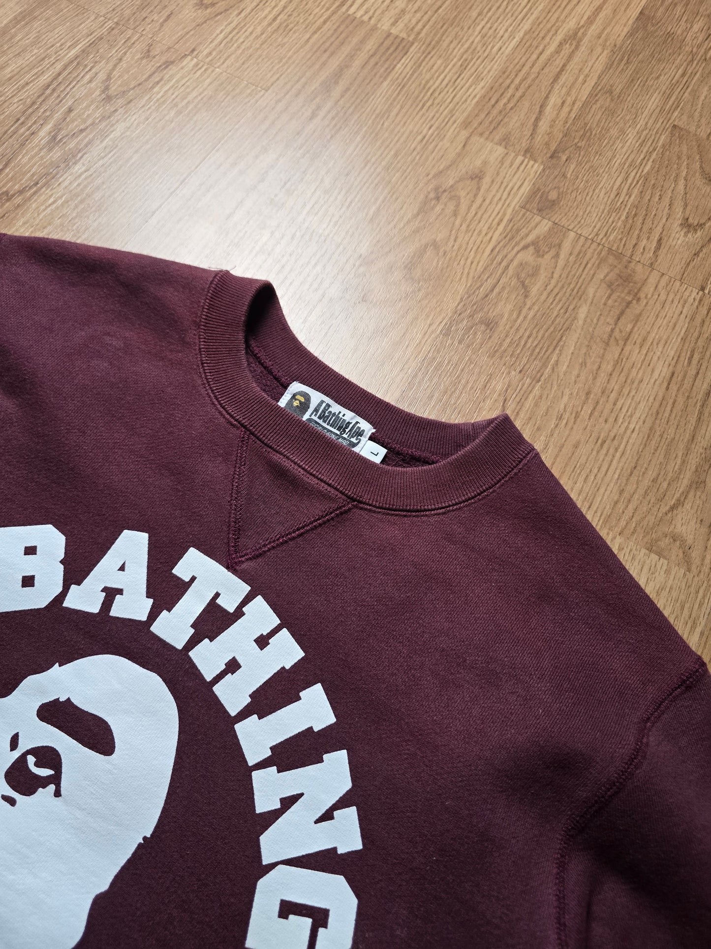 Bape College Crewneck Sweatshirt (M)