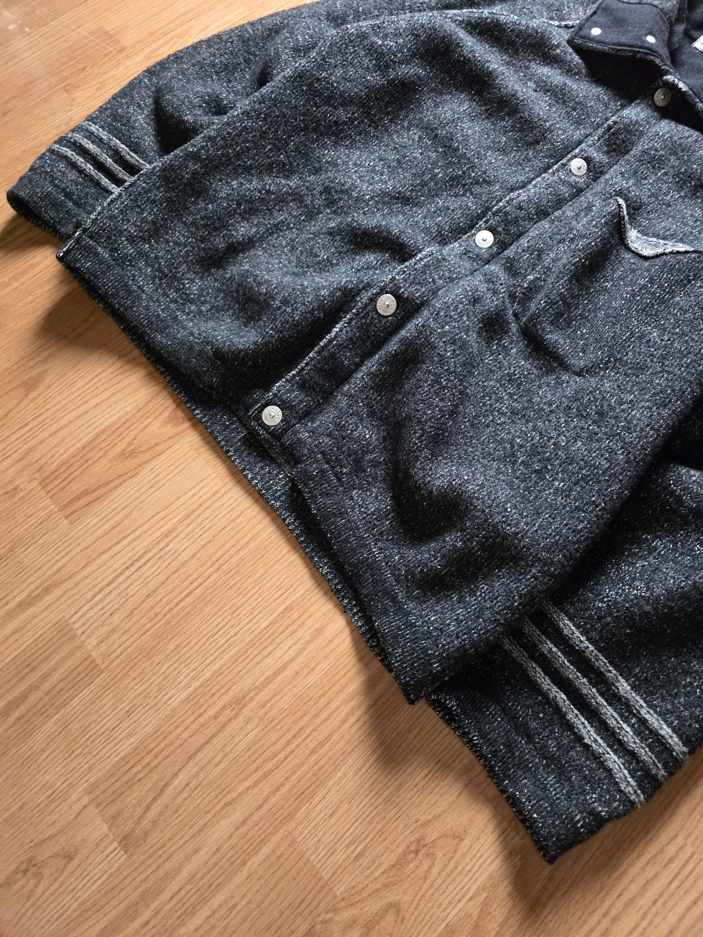 RARE Stone Island AW99 Heavyweight Wool Coat With Removable Dutch Rope Liner (XL)