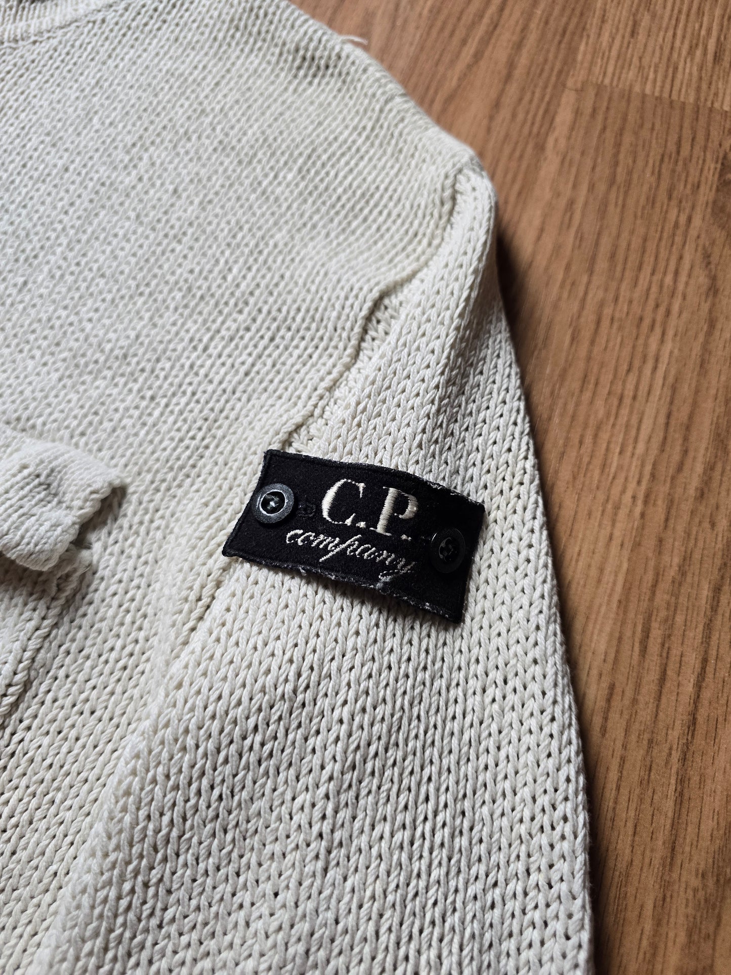 RARE C.P. Company SS00 U16 Cotton Knit Zip Cardigan (S/M)