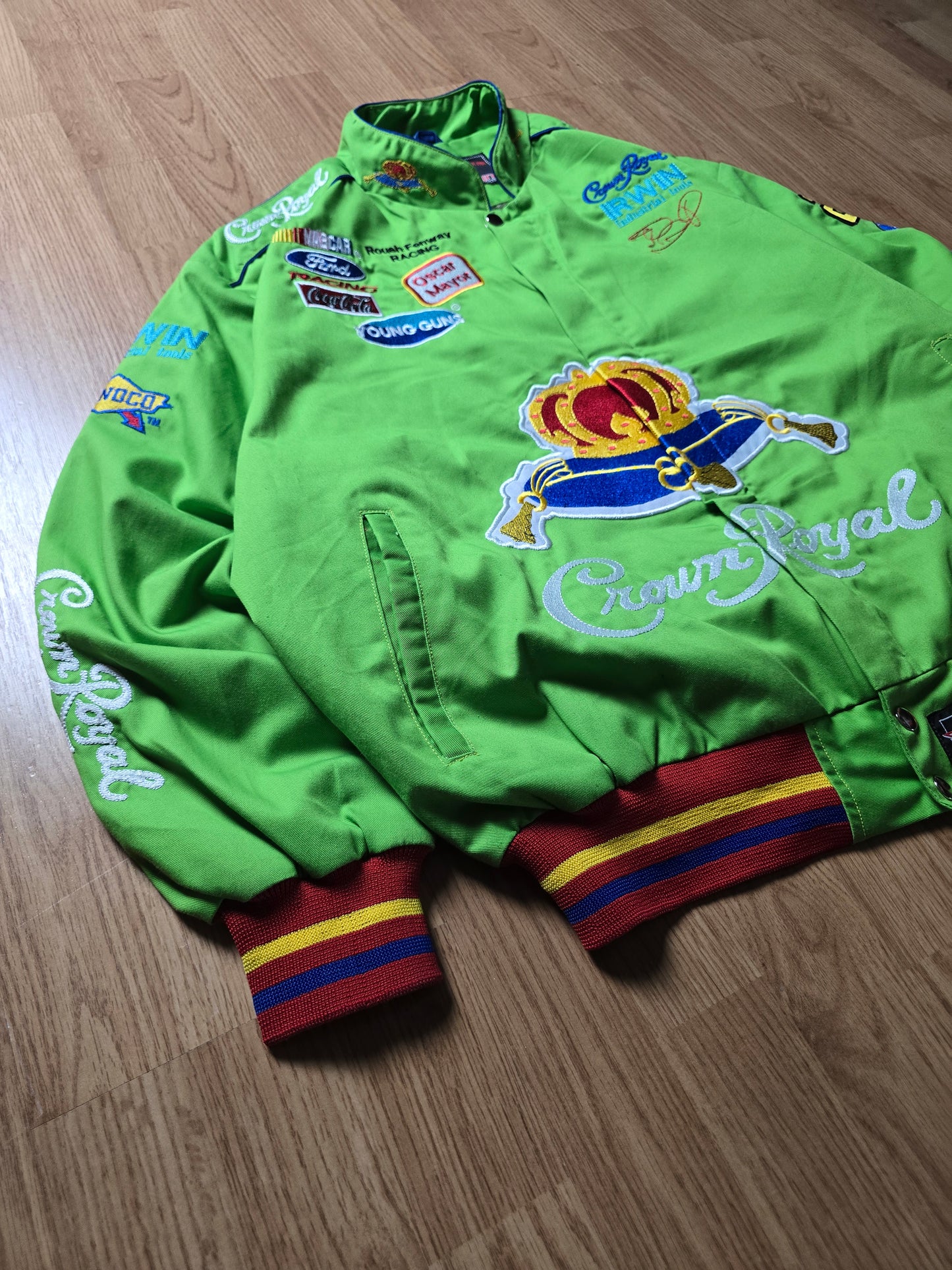 Vintage Crown Royal Nascar Racing Jacket (L)