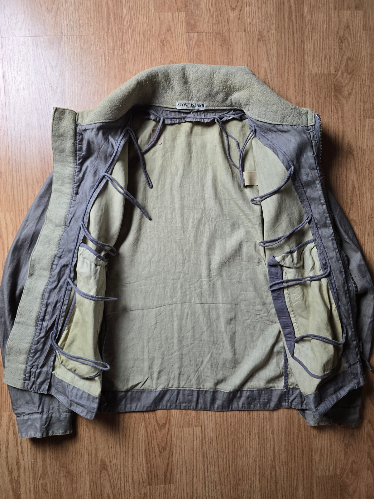 Stone Island AW06 Spalmatura Coated Lino Mix Dutch Rope Jacket (L/M)