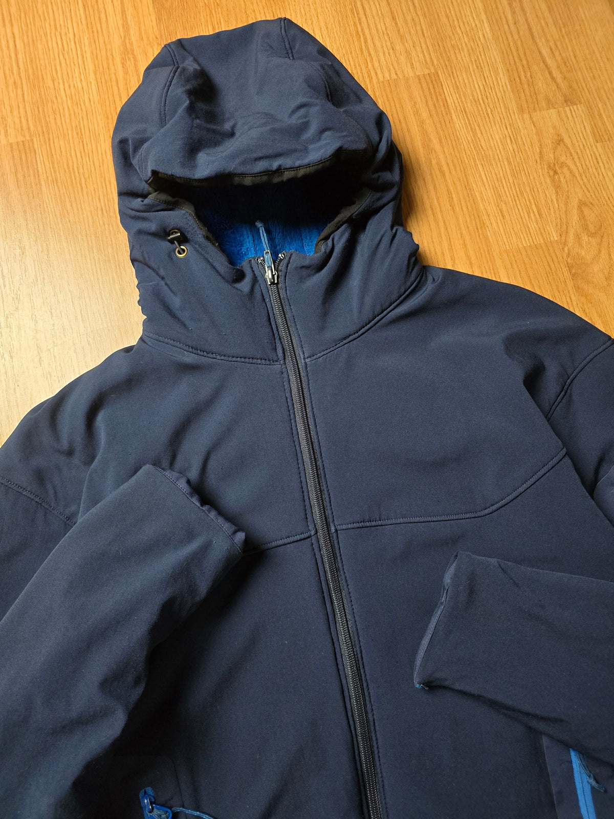00s Arc'teryx 'Hylluss' Polartec Fleece Lined Hoodie/Jacket (L)