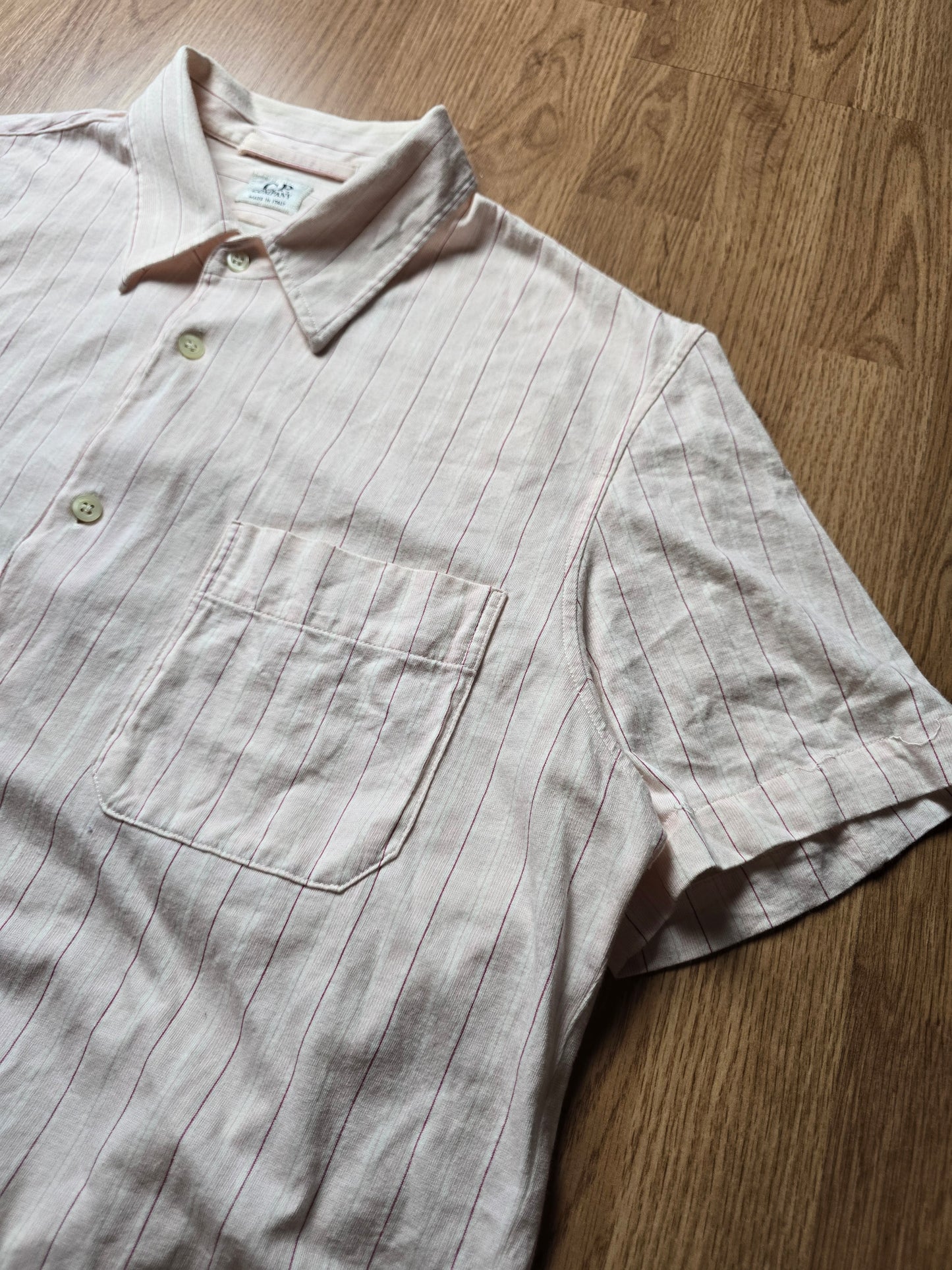 C.P. Company SS04 Pinstripe Cotton Shirt (M)