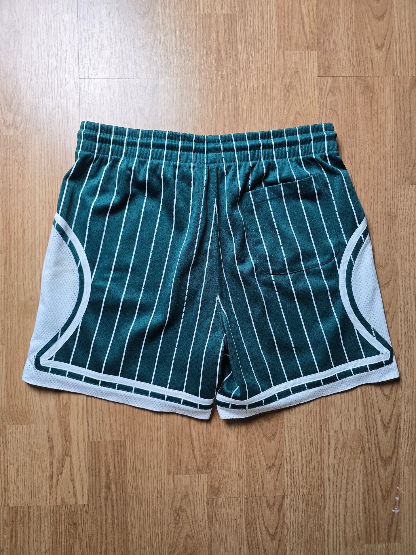 Aime Leon Dore Stiped Court Mesh Basketball Shorts (M)