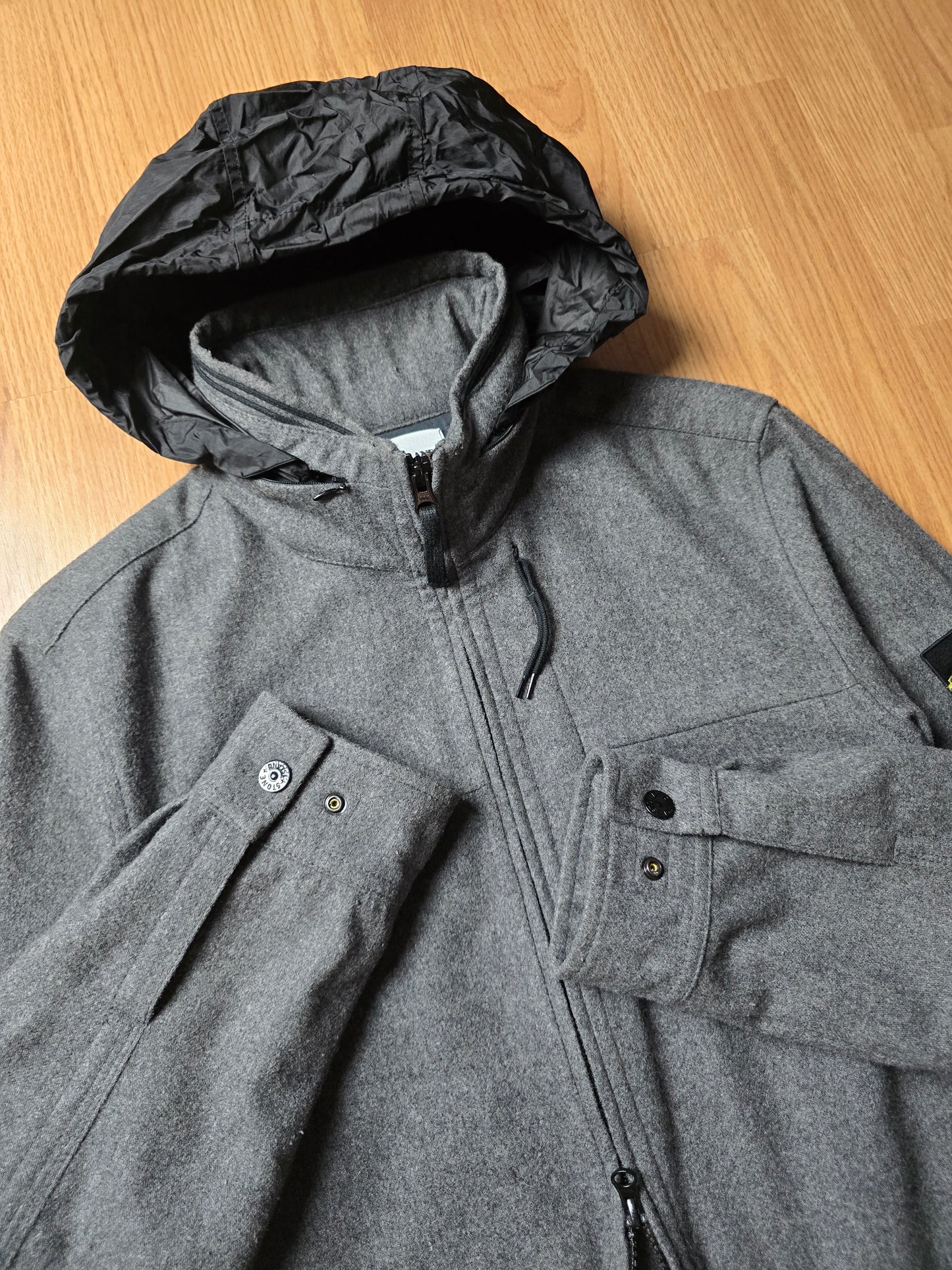 Stone Island AW14 Melange Wool Poly Bionic Finish Jacket (M)