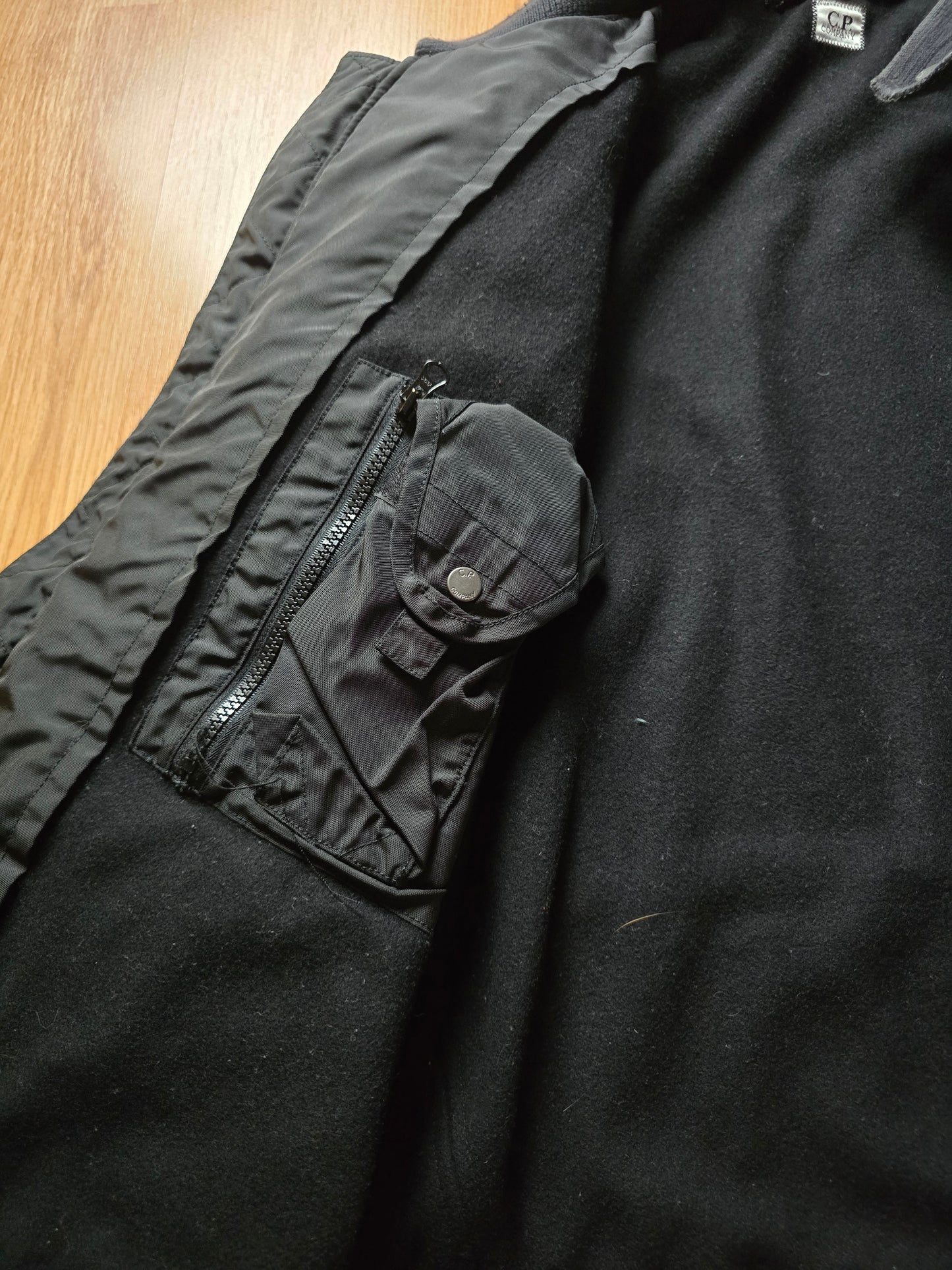 C.P. Company AW06 Dynafil Fleece Lined Goggle Jacket (L)