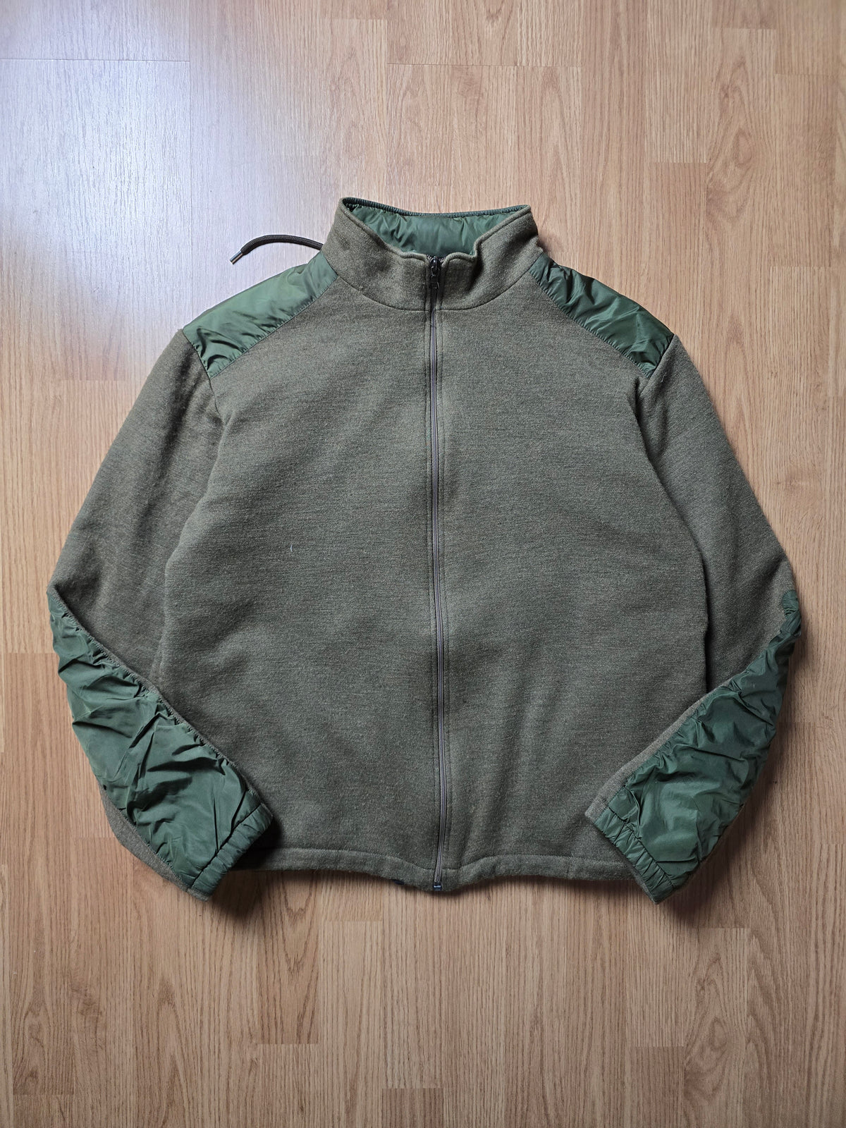 Prada Padded Wool & Nylon Reversible Hybrid Jacket (M)
