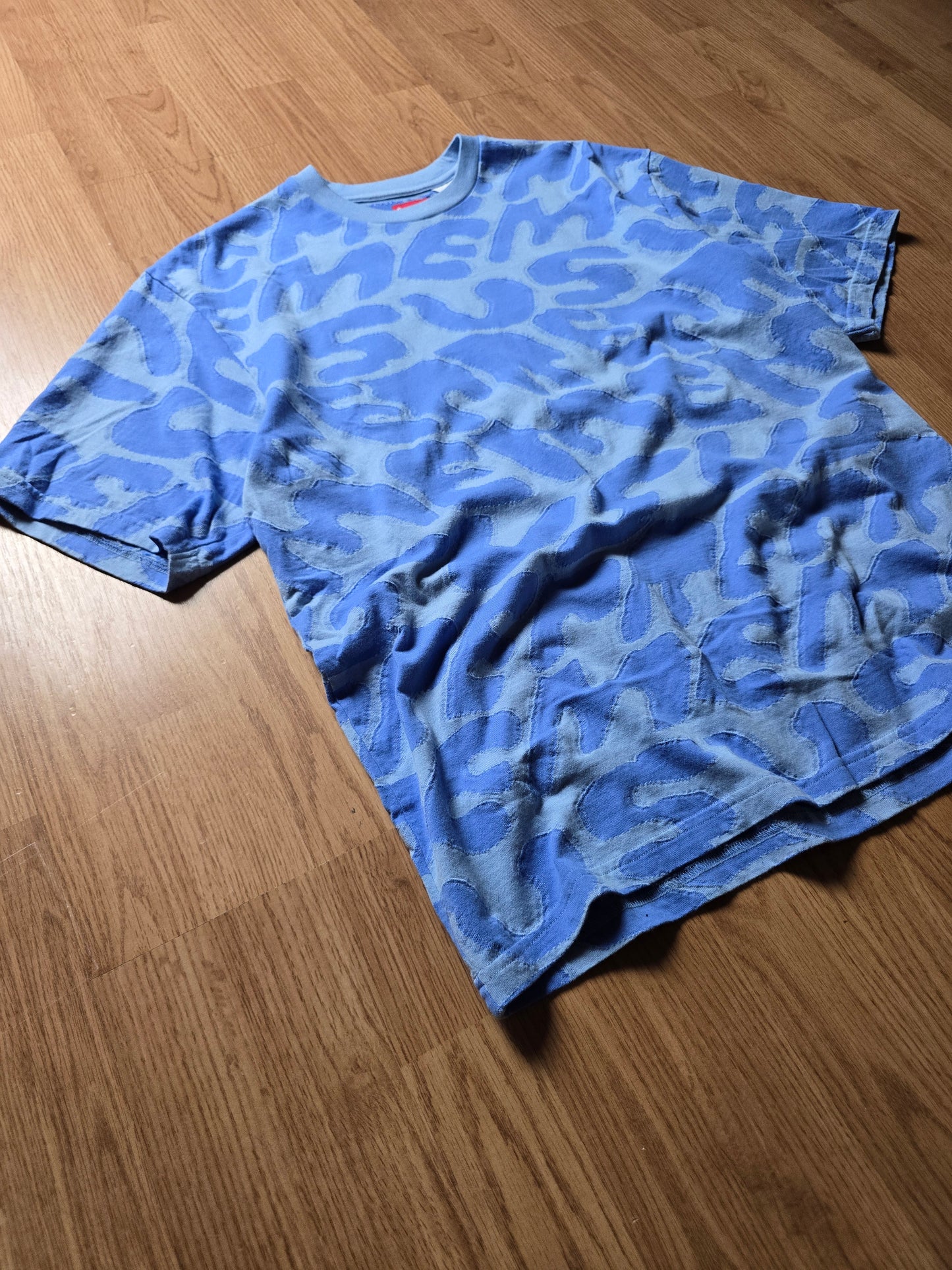Supreme Stacked Intarsia S/S T-shirt (M/L)