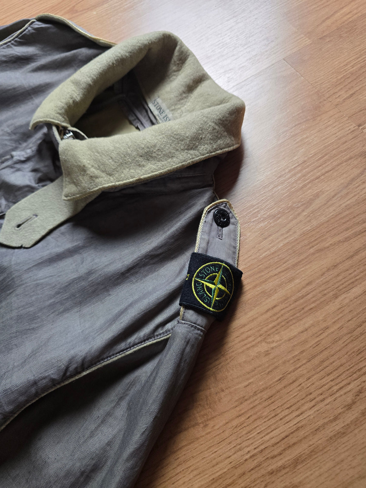 Stone Island AW06 Spalmatura Coated Lino Mix Dutch Rope Jacket (L/M)