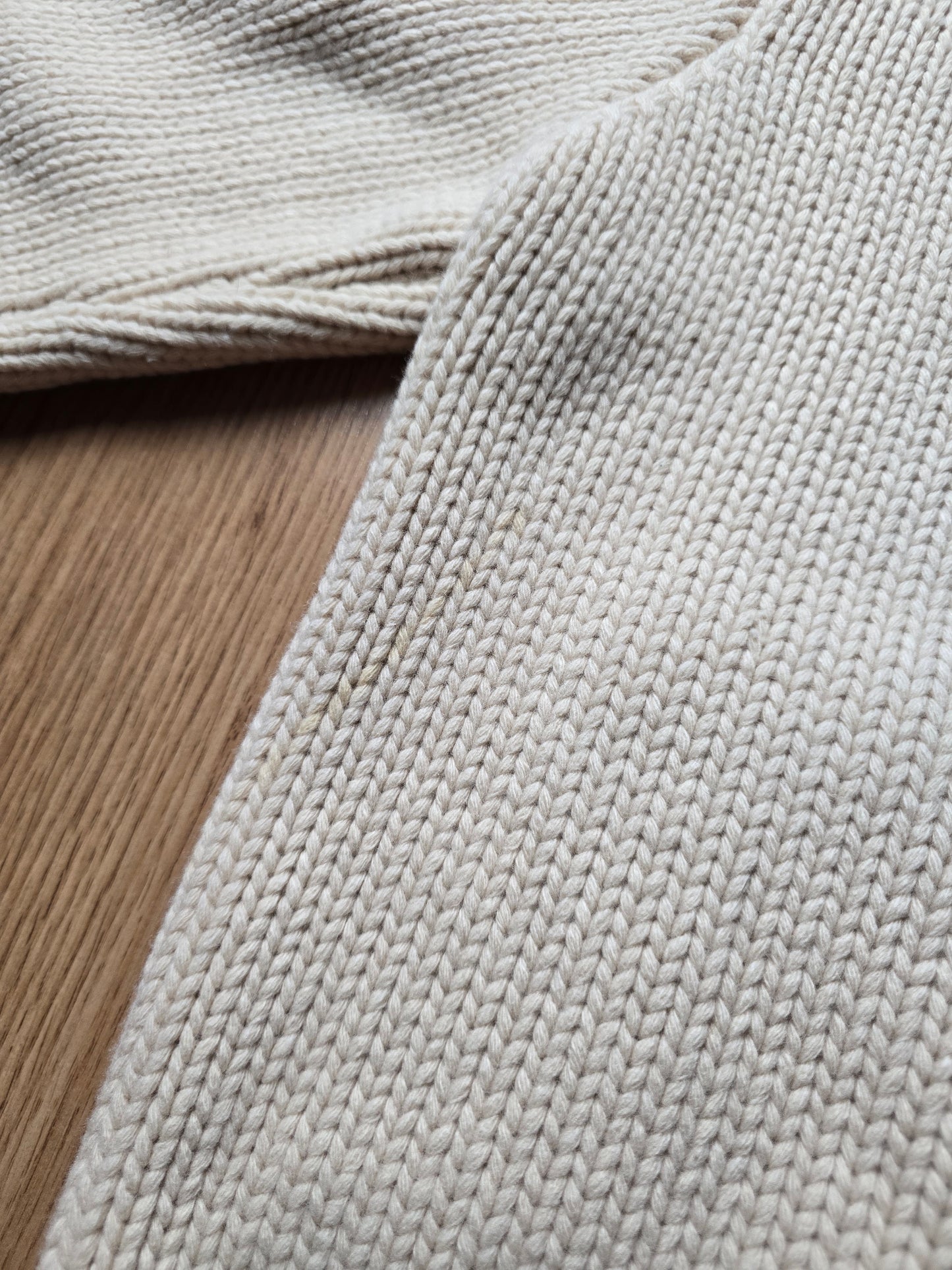 Stone Island AW03 Heavyweight Wool Zip Knitted Jumper (S/M)