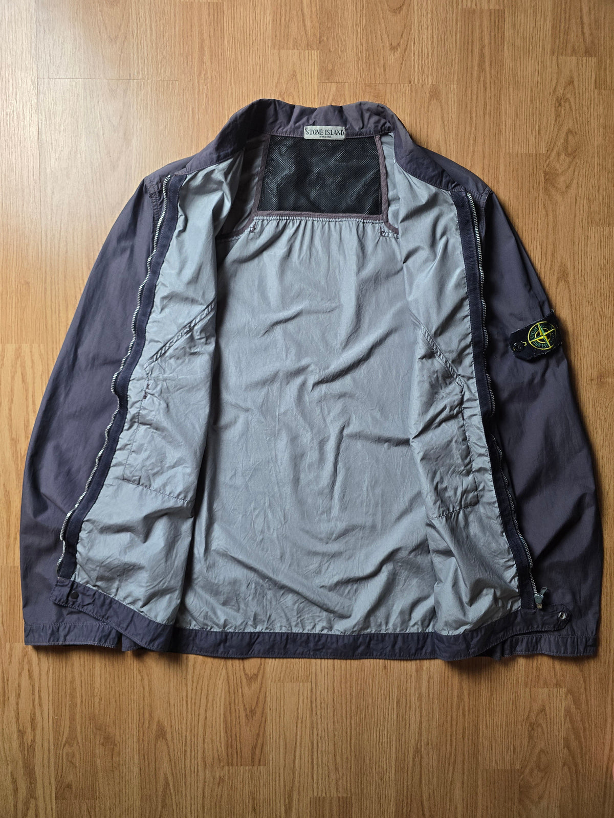 Vintage Stone Island Resined Cotton-Nylon Utility Overshirt (XL/2XL)
