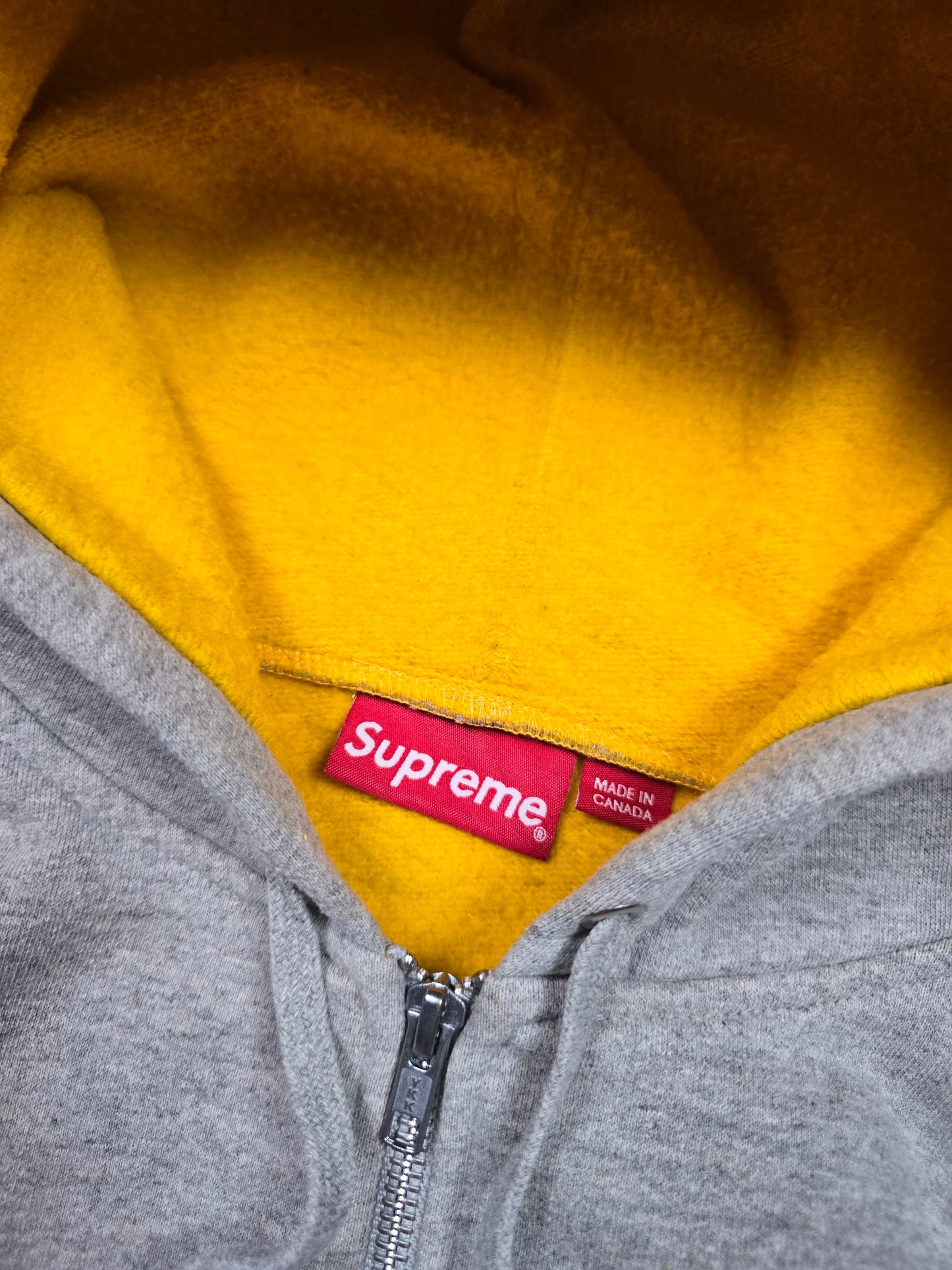 Supreme Contrast Zip up Hoodie (M)