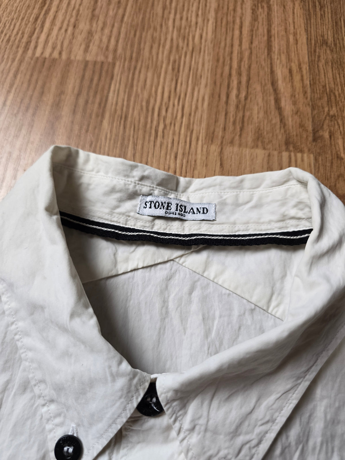 Vintage Stone Island Embroidered Cotton blend LS Shirt (L)
