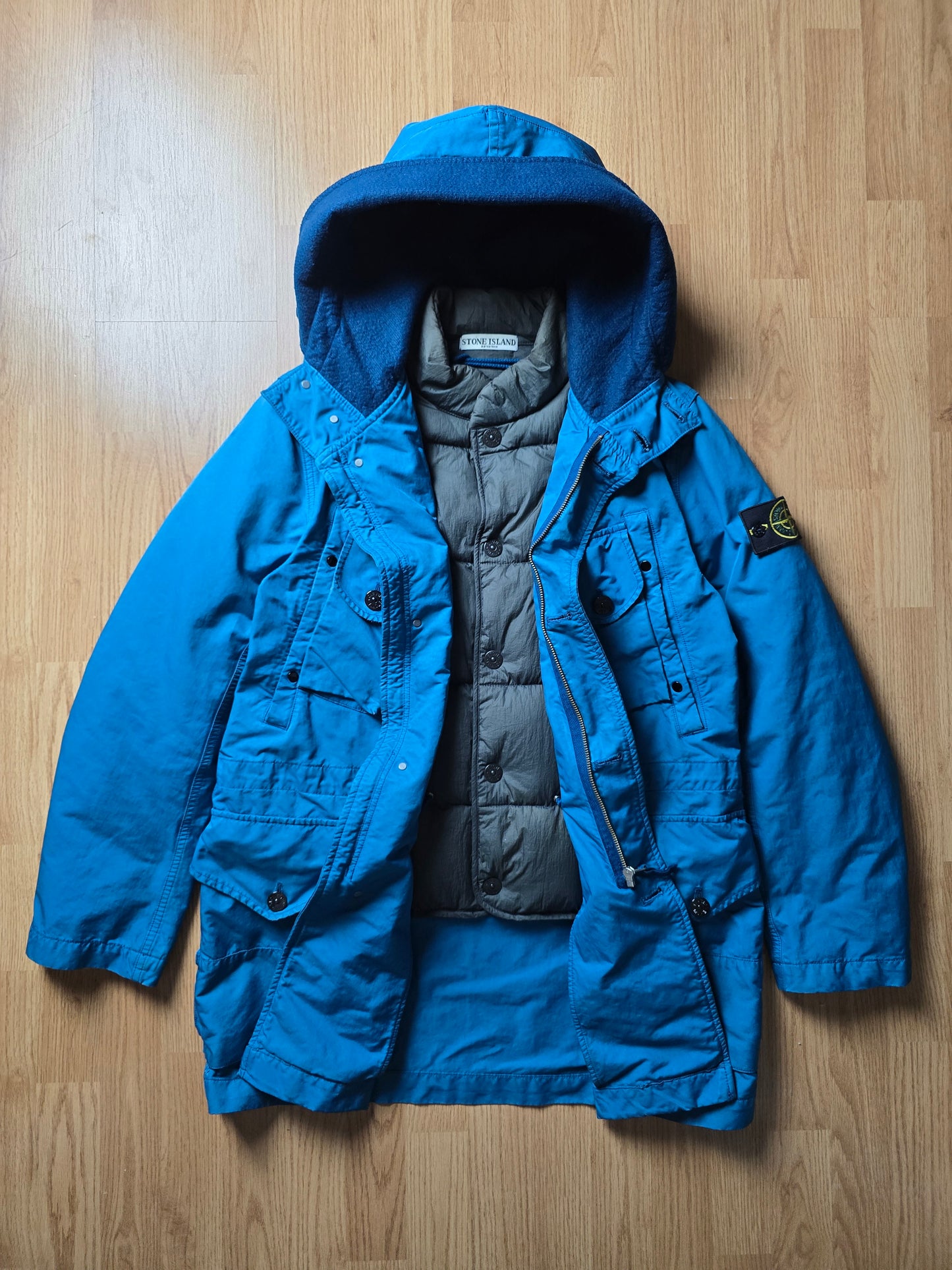 Stone Island David TC Removable Down Lined Parka Jacket (M)