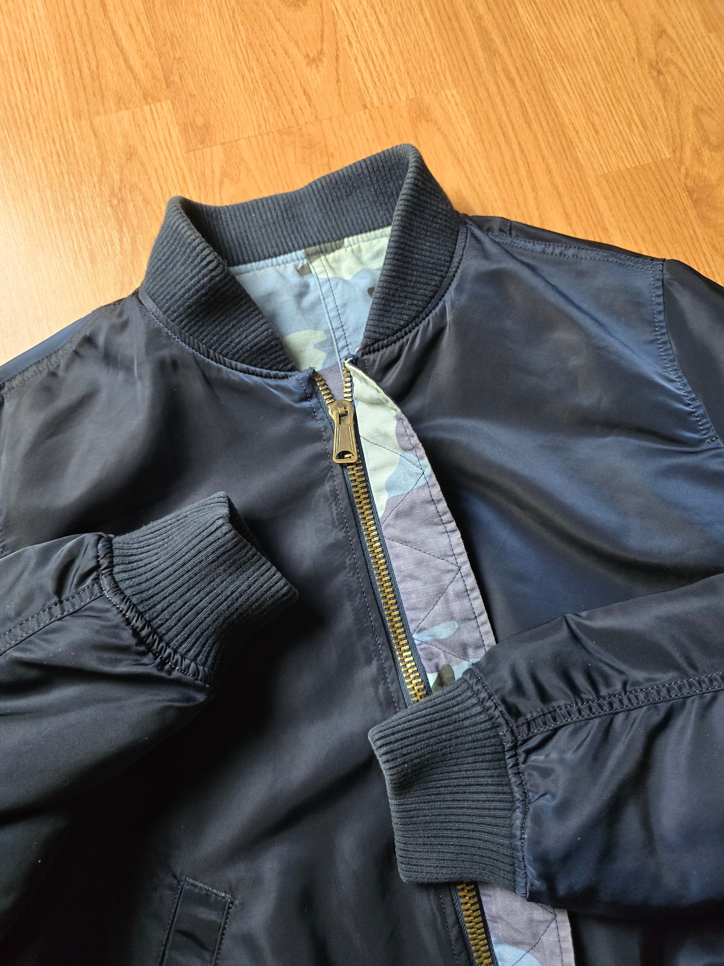 Supreme Reversible MA-1 Cotton Camo Bomber Jacket (M)