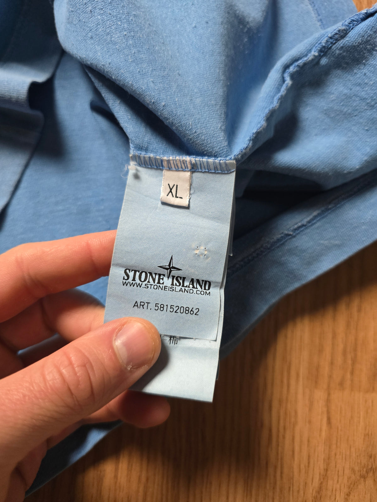 Stone Island Compass Patch Hooded Polo Shirt (L)