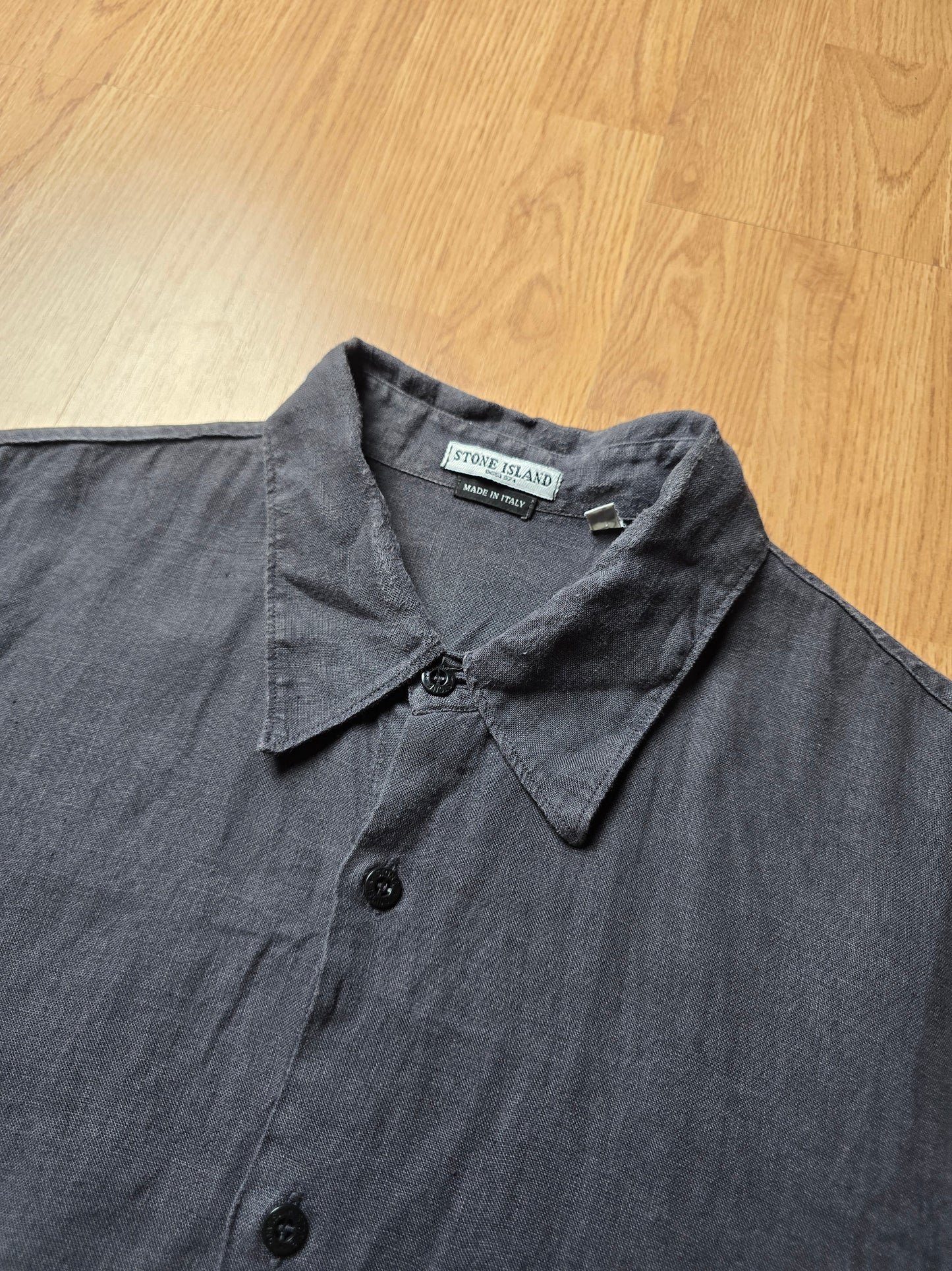 Vintage Stone Island Linen/Lino Flax SS Button Shirt (M/L)