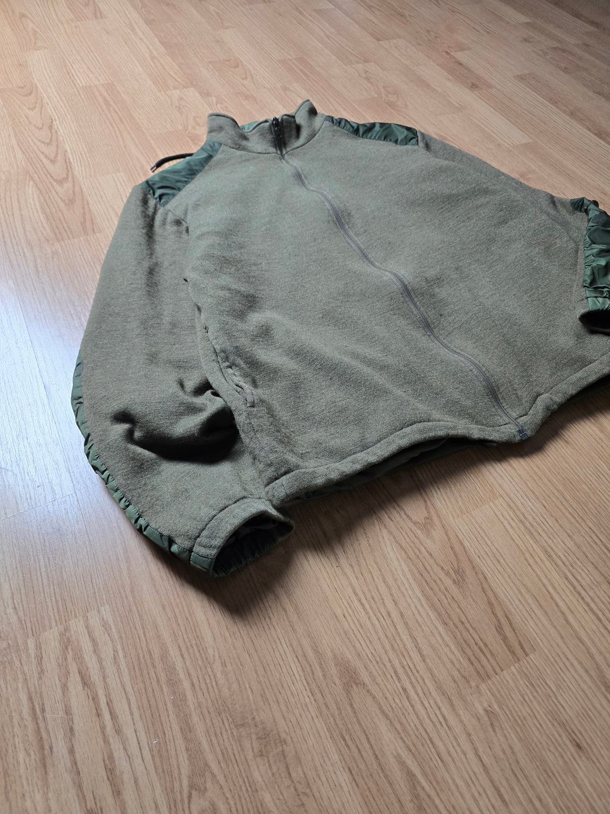 Prada Padded Wool & Nylon Reversible Hybrid Jacket (M)