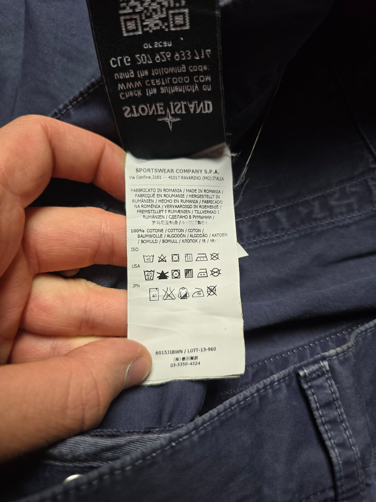 Stone Island 2014 Slim Fit Trousers (34x34)