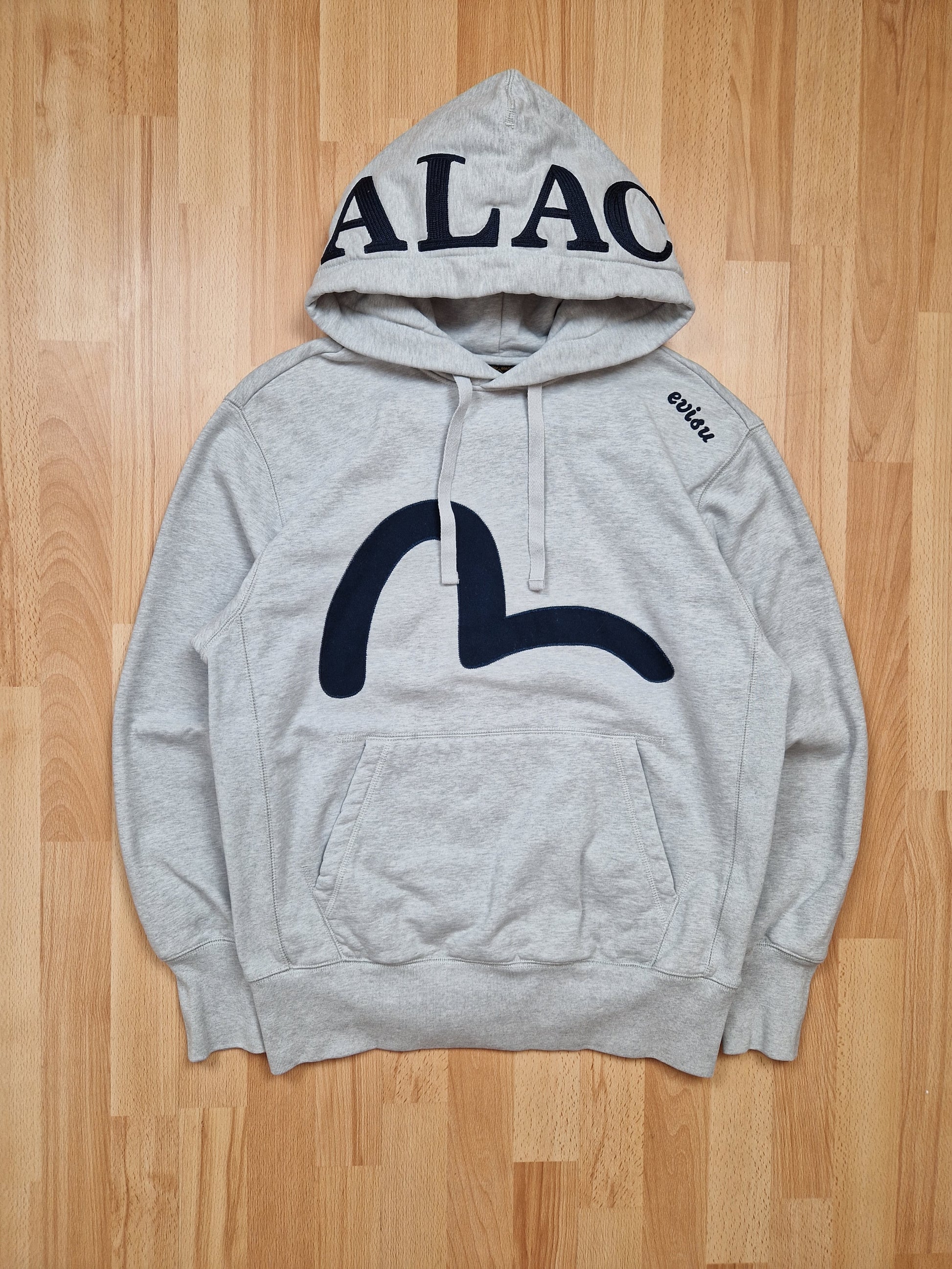 Evisu Hoodie Size Palace Hoodie Black And White Rare Palace X