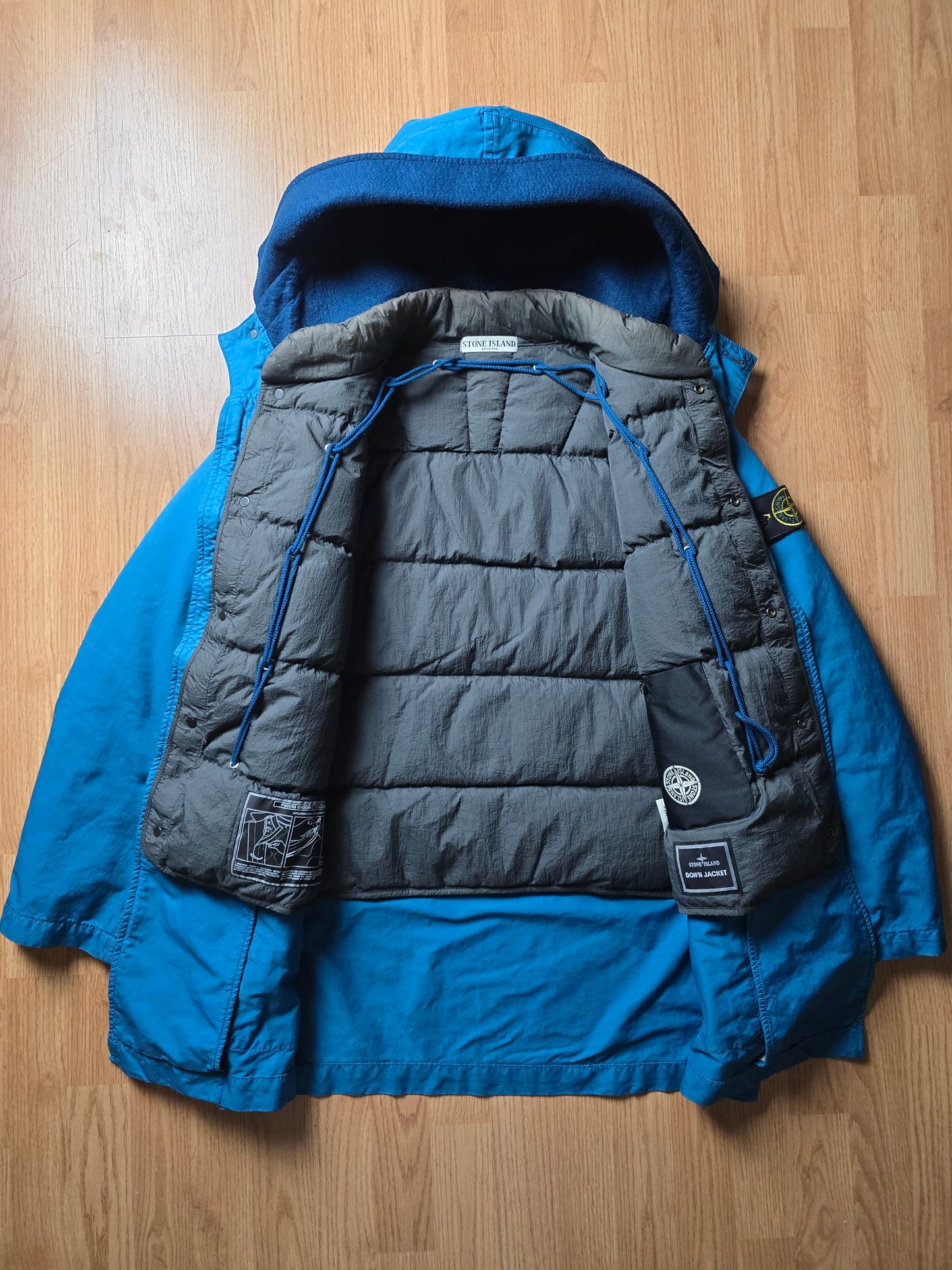 Stone Island David TC Removable Down Lined Parka Jacket (M)