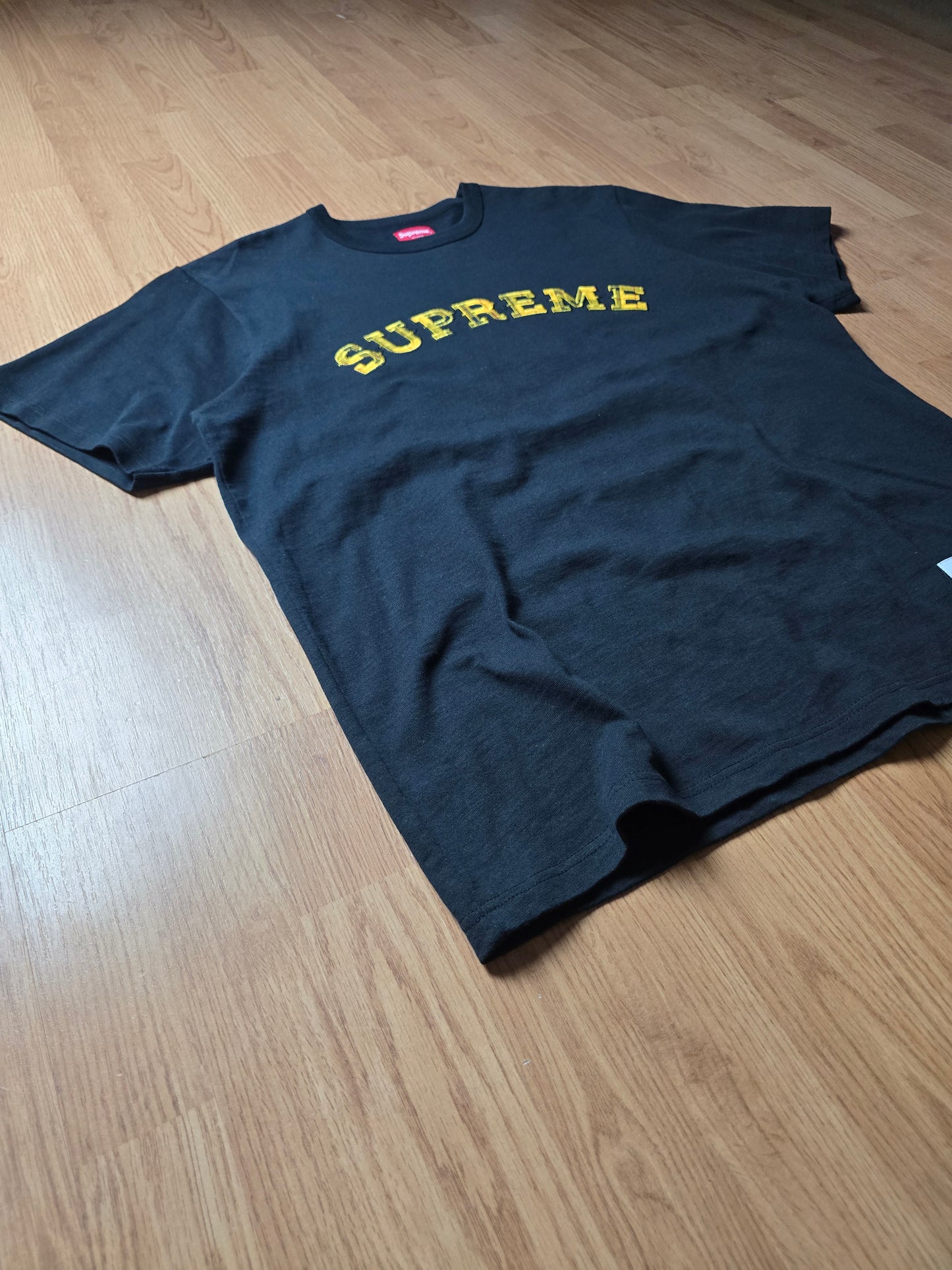 Supreme Plaid Arc Logo SS Tee (XL)