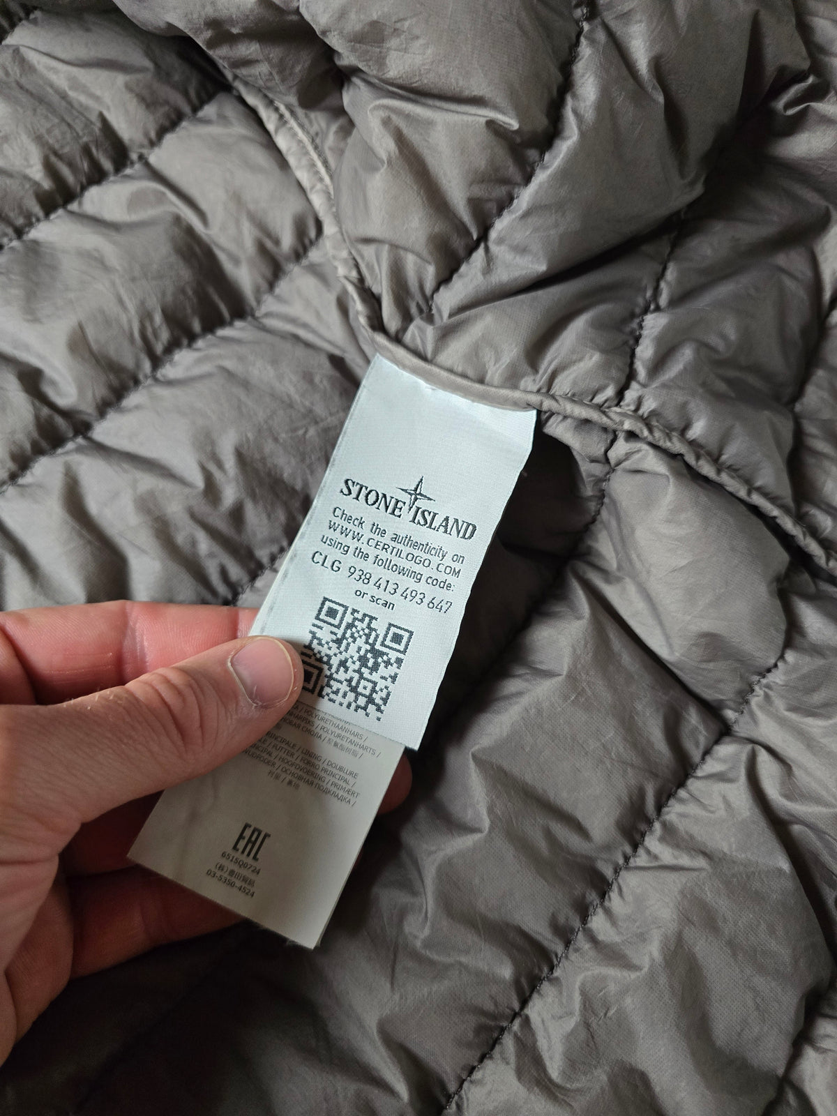 Stone Island Garment Dyed Micro Yarn Down Overshirt Jacket (XXL)