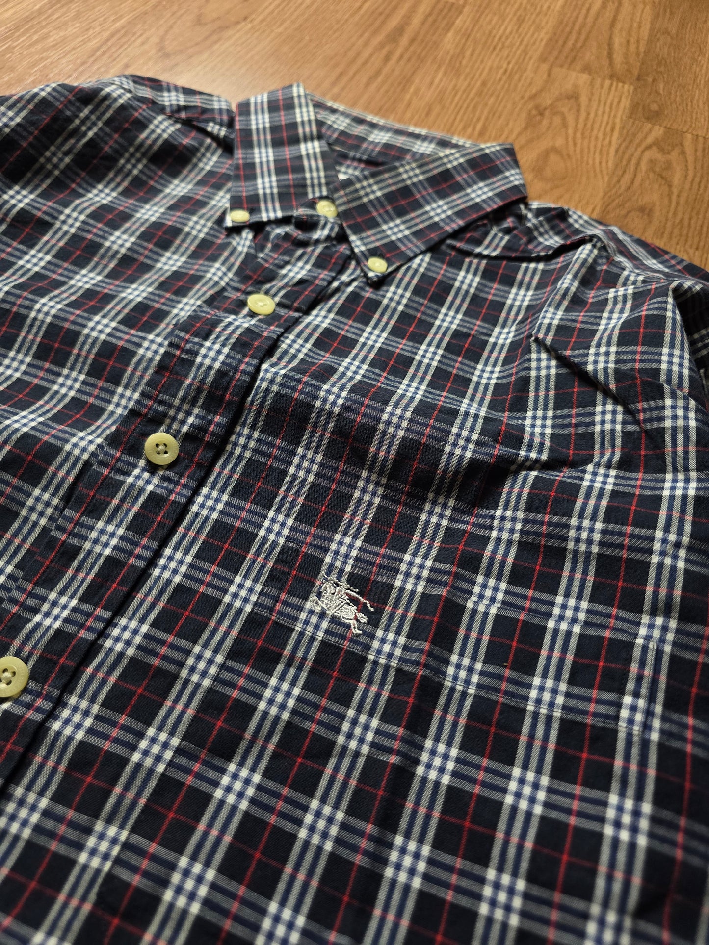Vintage Burberry LS Nova Check Flannel Shirt (S)
