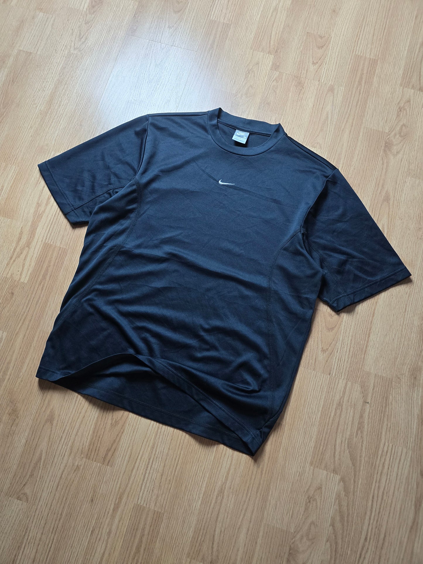 Y2K Nike Centre Swoosh Mesh Panel Tee (M/L)