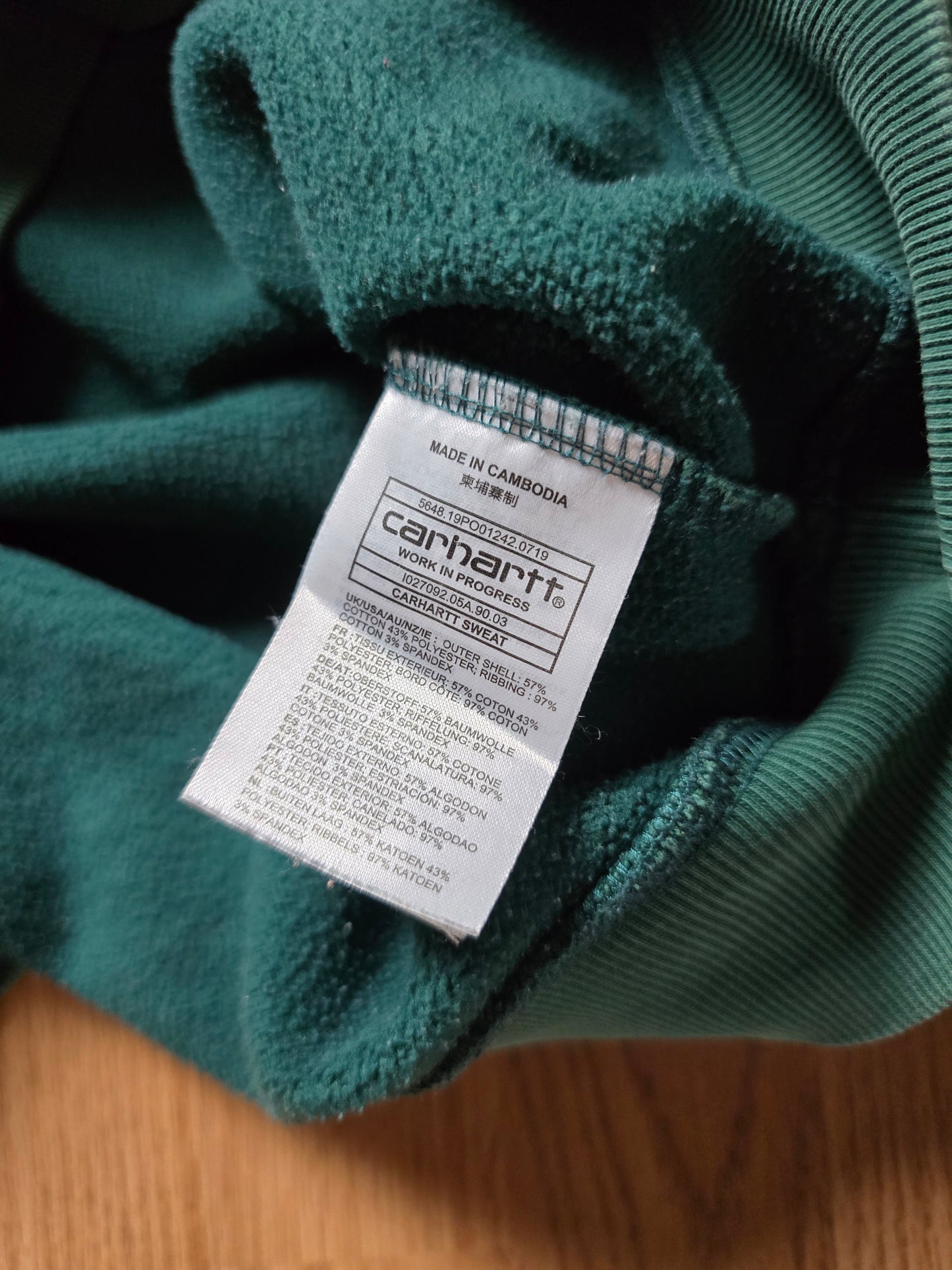 Carhartt Embroidered Spellout Sweatshirt (M/L)
