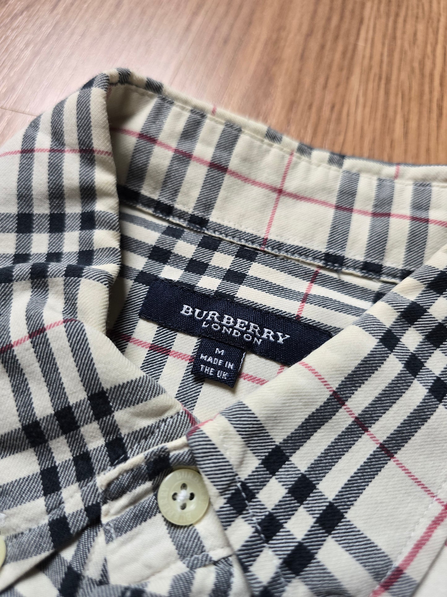 Vintage Burberry LS Nova Check Flannel Shirt (M)