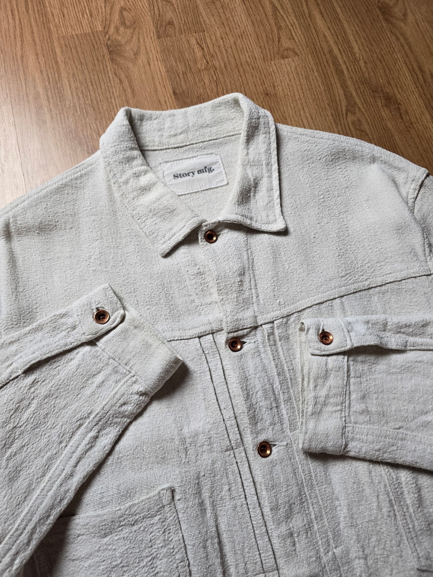 Story MFG Sundae Undyed Organic Handloom Jacket (M)