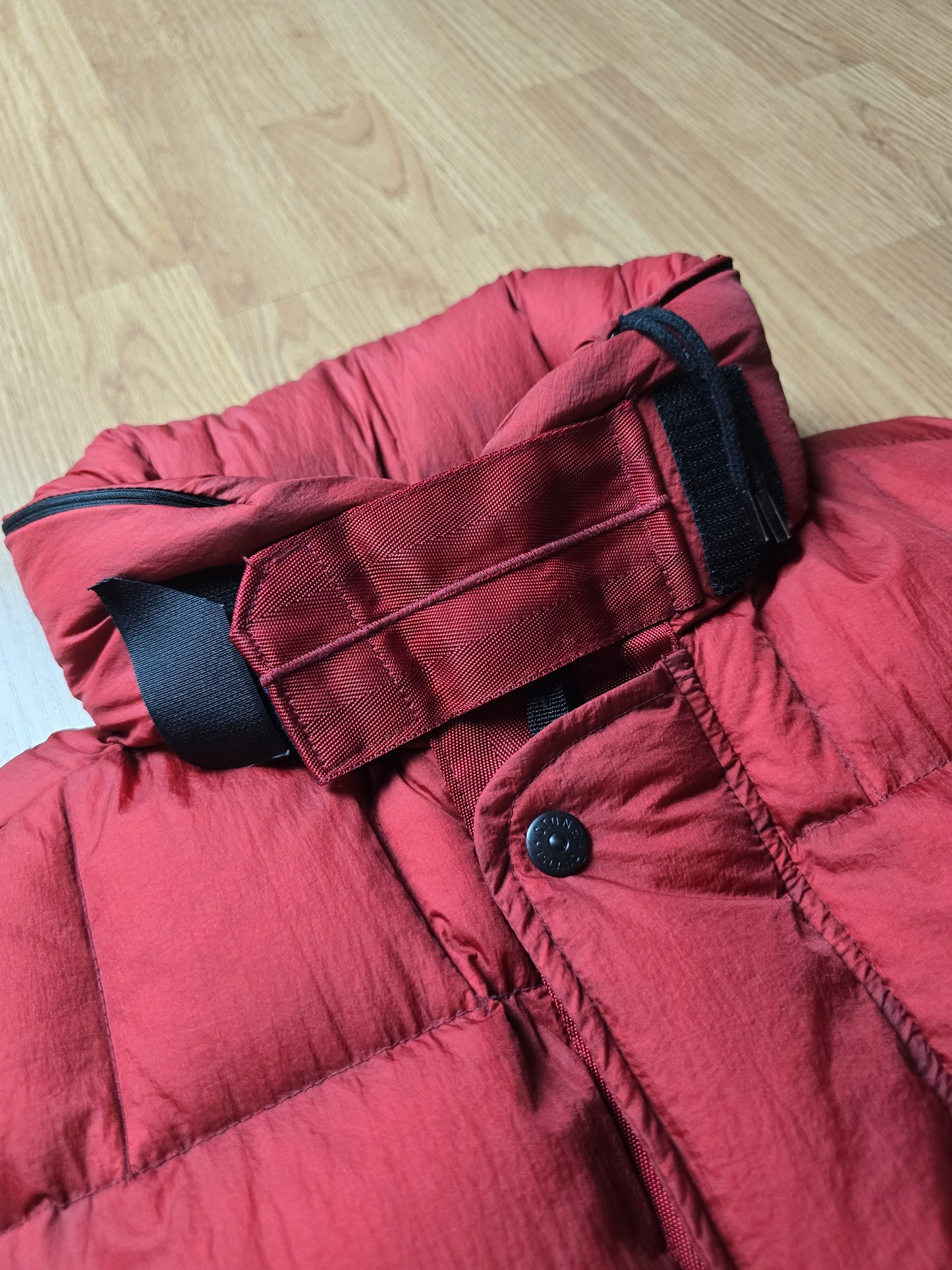 Stone Island AW09 Opaque Nylon Tella Down Mesh Badge Gilet (S)