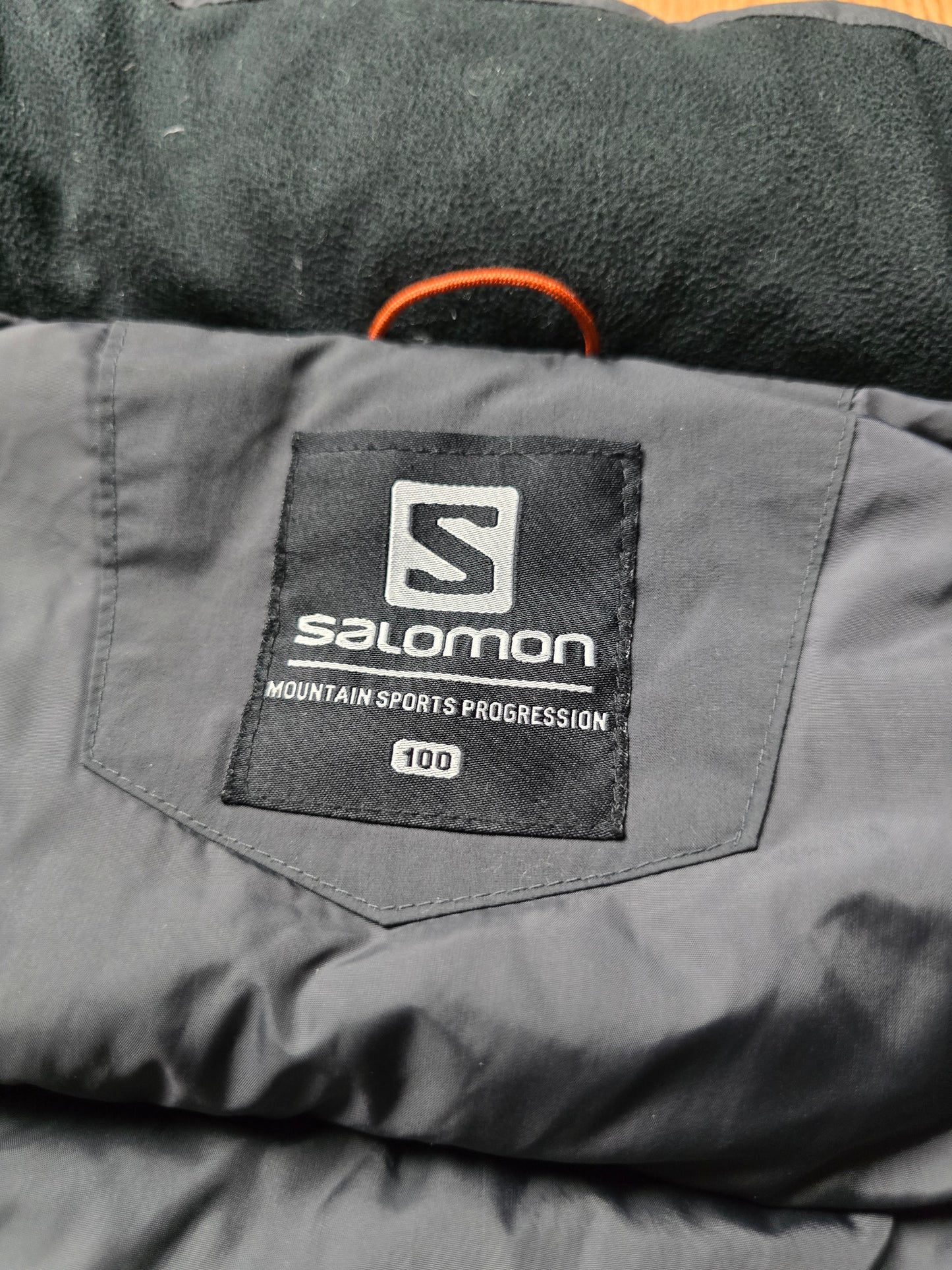 Salomon Metro Goose Down Fur Hooded Jacket (M)