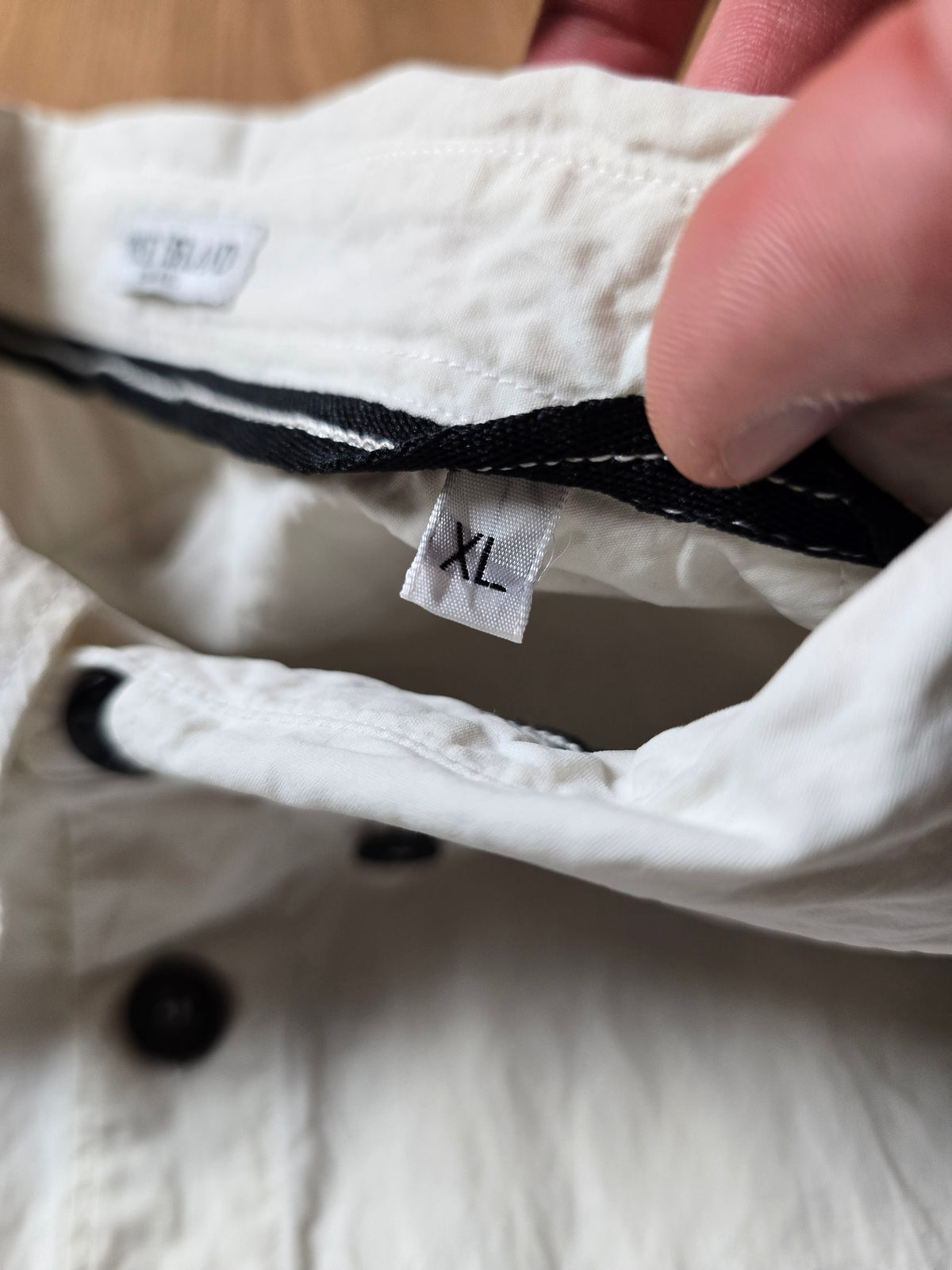 Vintage Stone Island Embroidered Cotton blend LS Shirt (L)