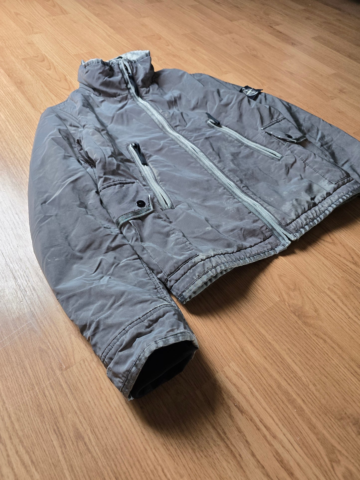 Stone Island 30th Anniversary Liquid Reflective Jacket (S)