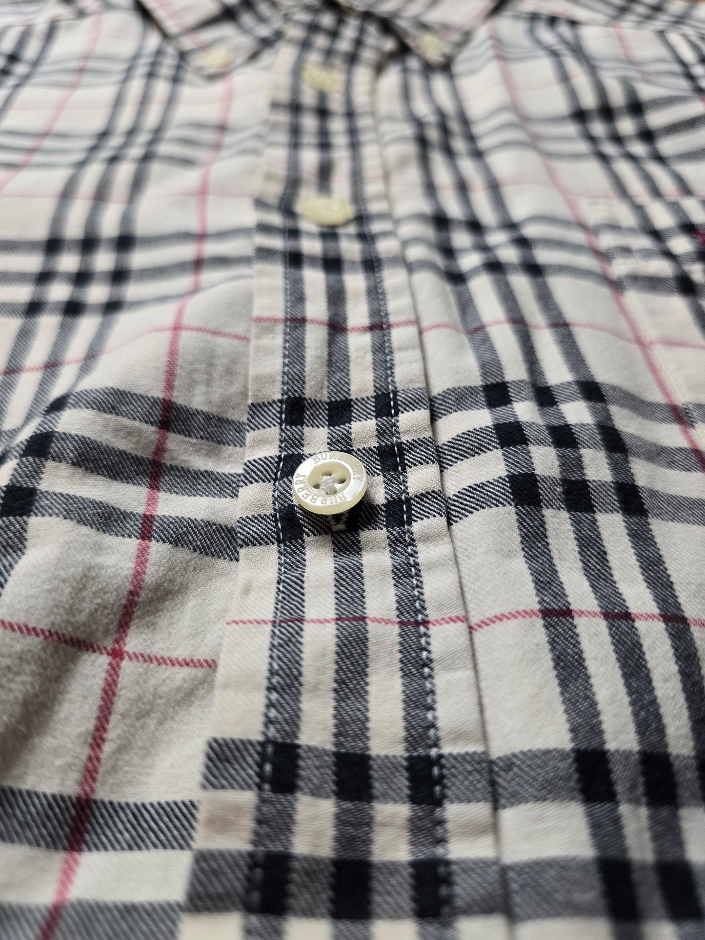Vintage Burberry LS Nova Check Flannel Shirt (M)