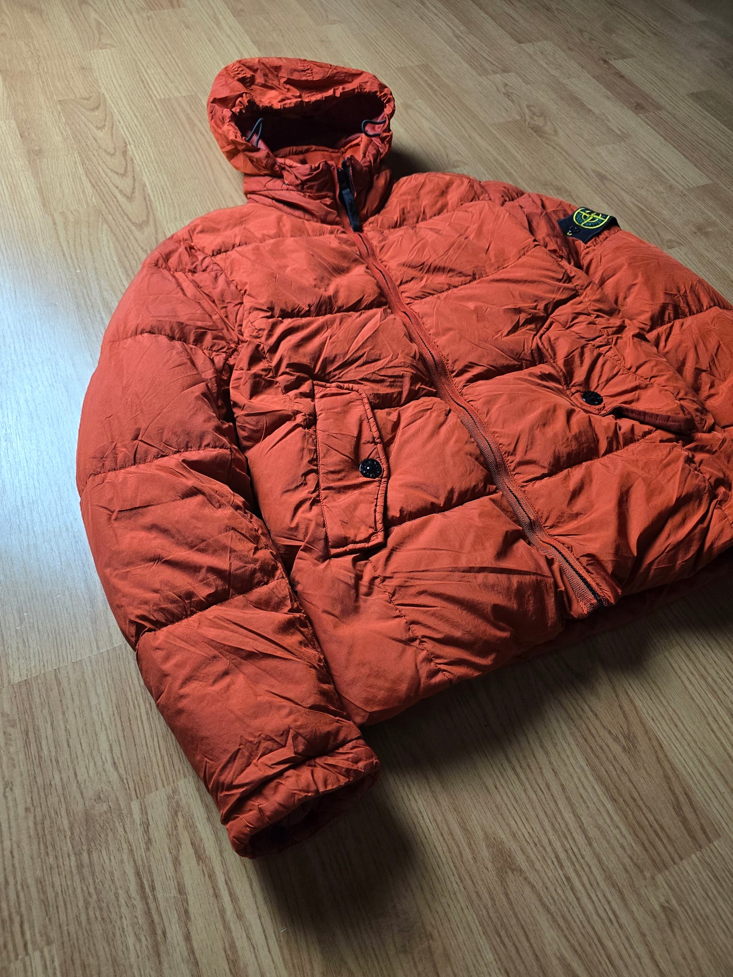 Stone Island Garment Dyed Crinkle Reps NY Down Puffer Jacket (S)