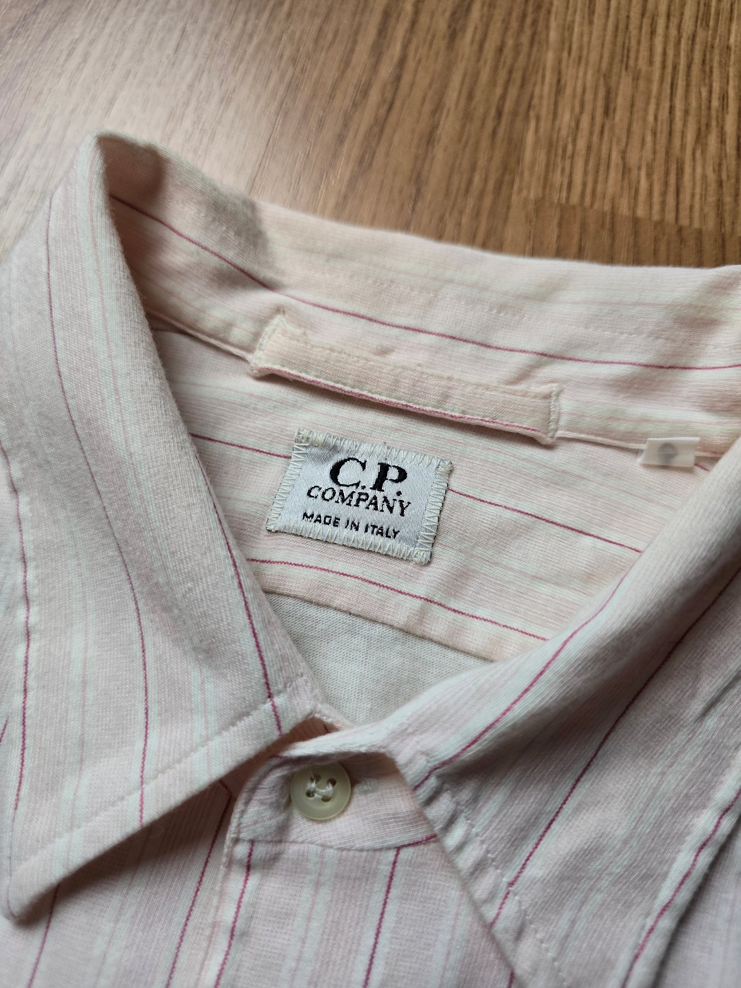 C.P. Company SS04 Pinstripe Cotton Shirt (M)