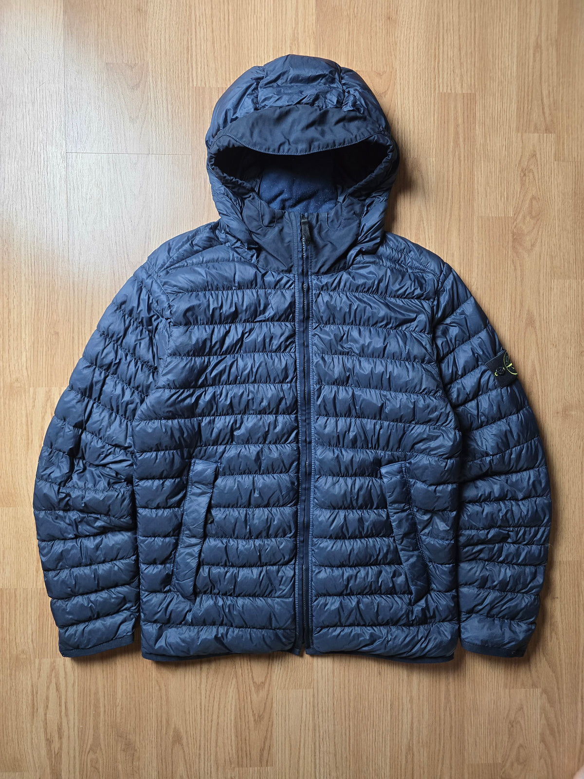 Stone Island Garment Dyed Micro Yarn Down Puffer Jacket (L)